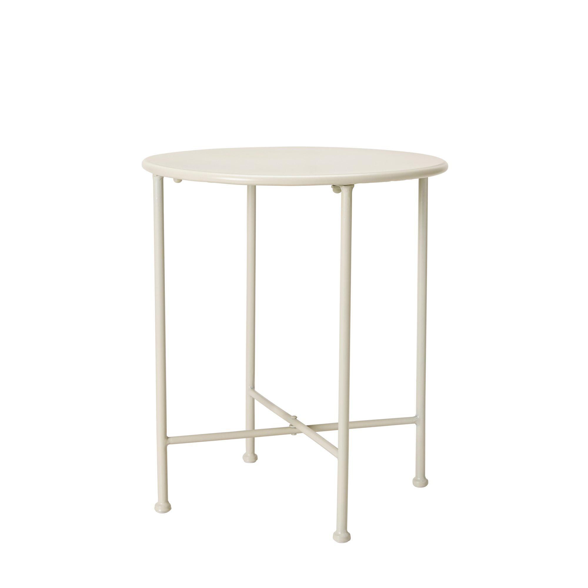 CANNES Sidetable White - White - 40x46cm