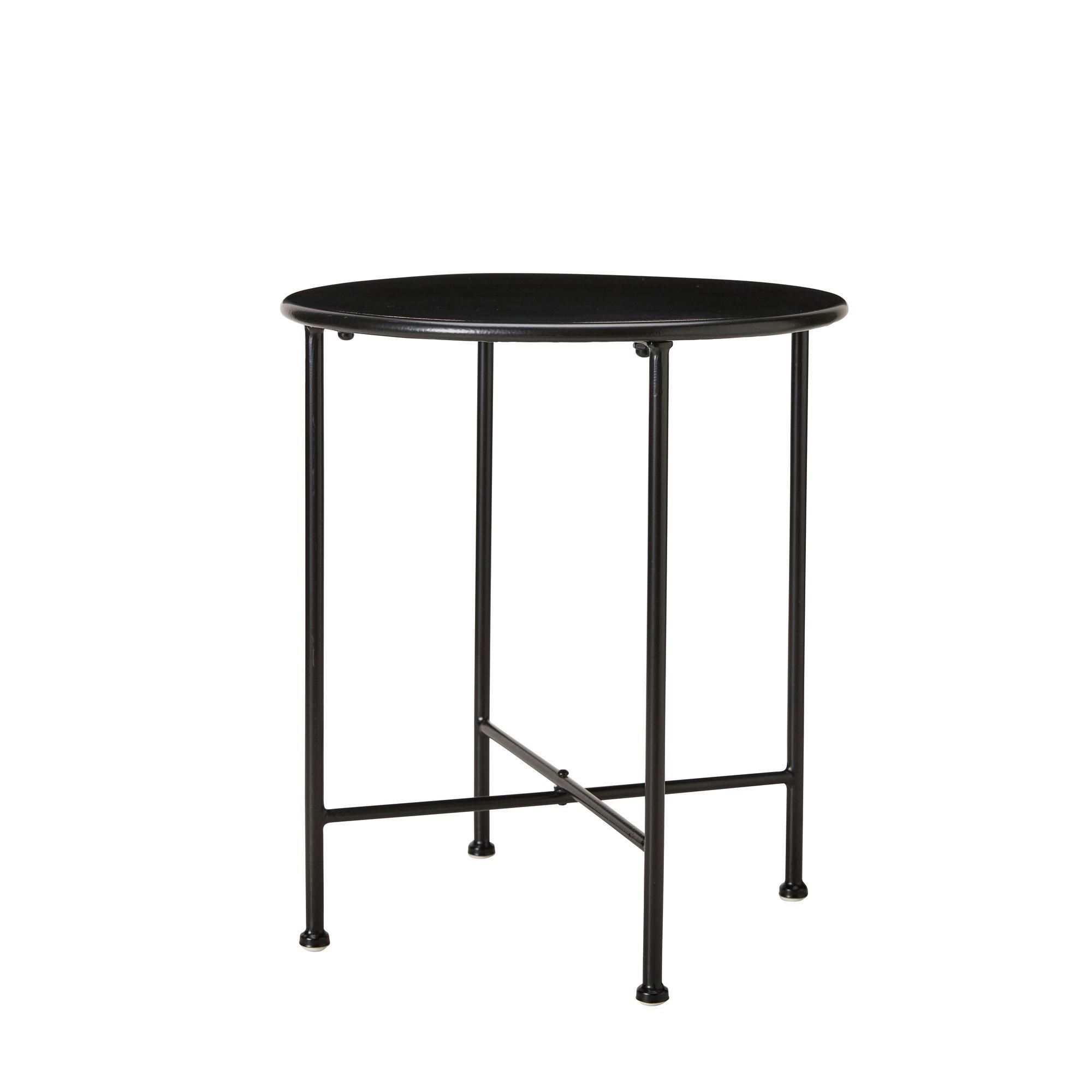CANNES Sidetable Black - Black - 40x46cm
