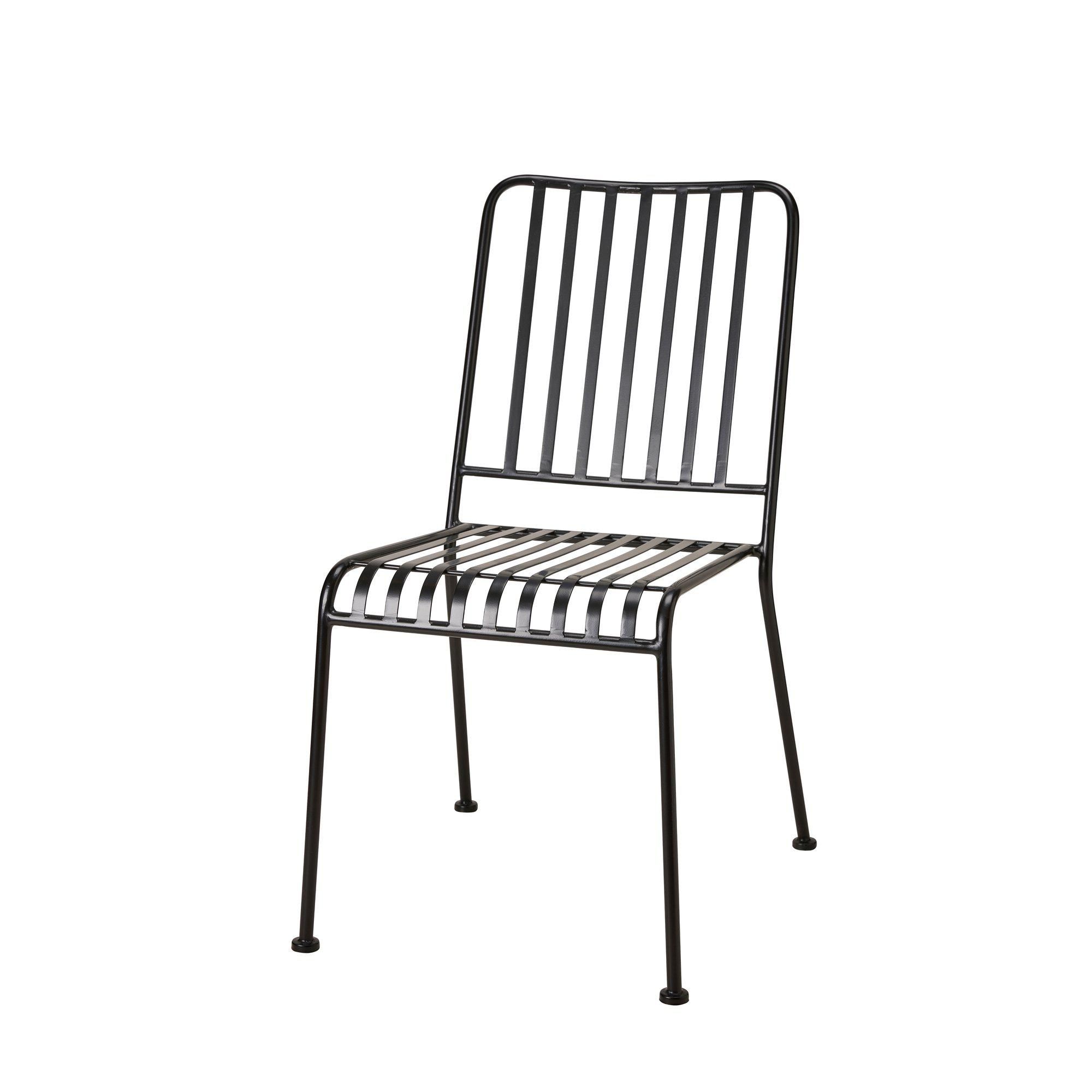 CANNES Chair Black - Black - 48x55x87 cm