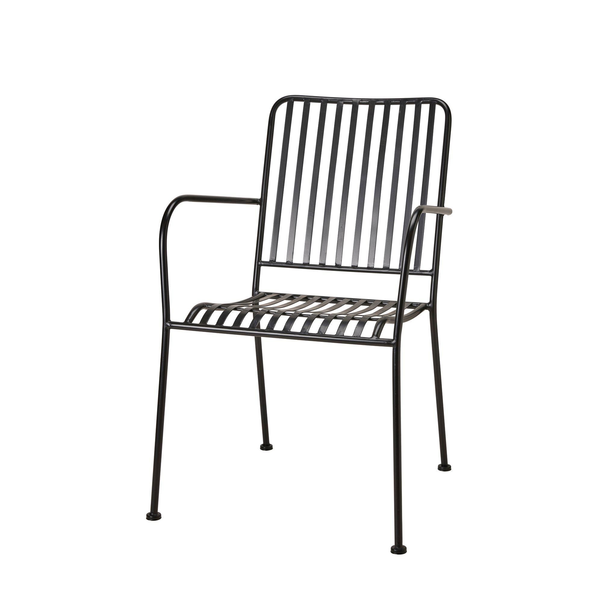 CANNES Armchair Black - Black - 55x55x87 cm