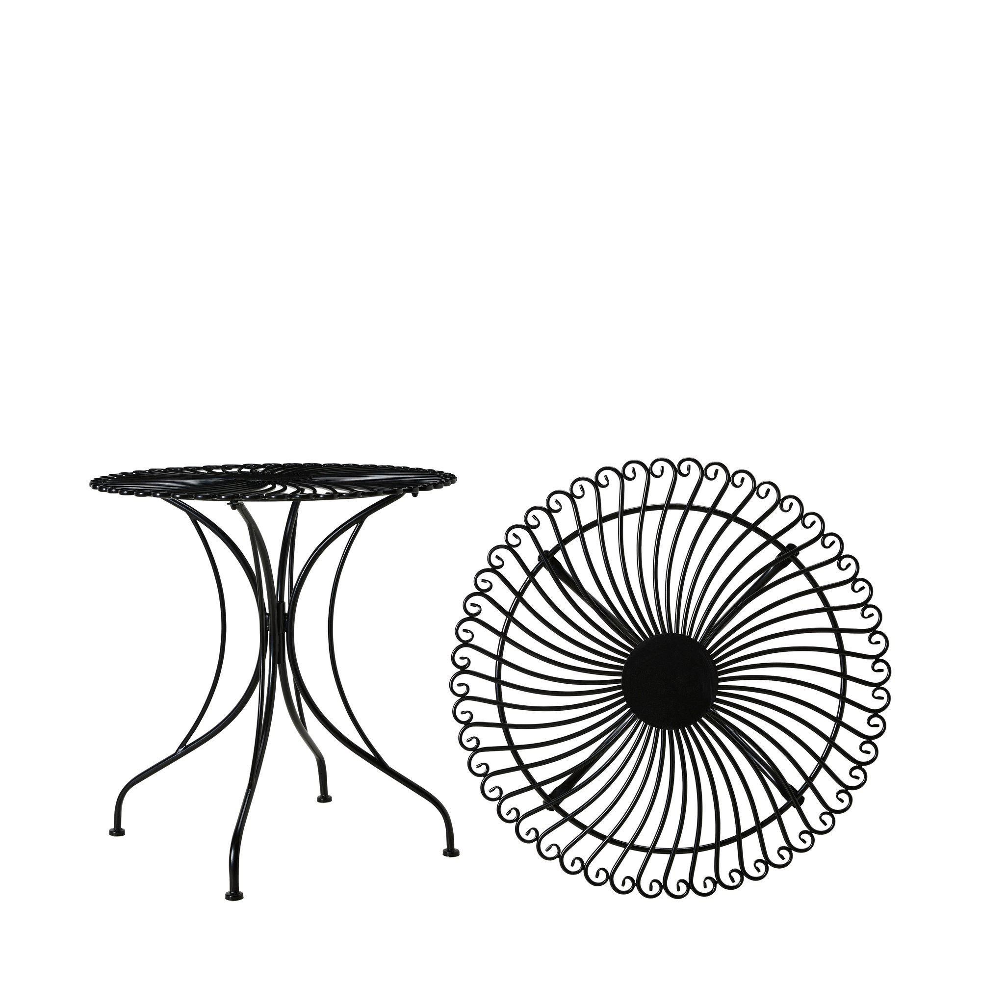 EZE Table Black - Black - 70x72cm