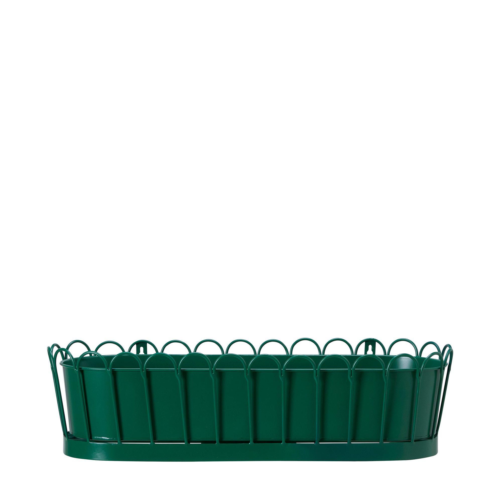 HAZEL Balcony Pot Green - Green - 57x20x15cm