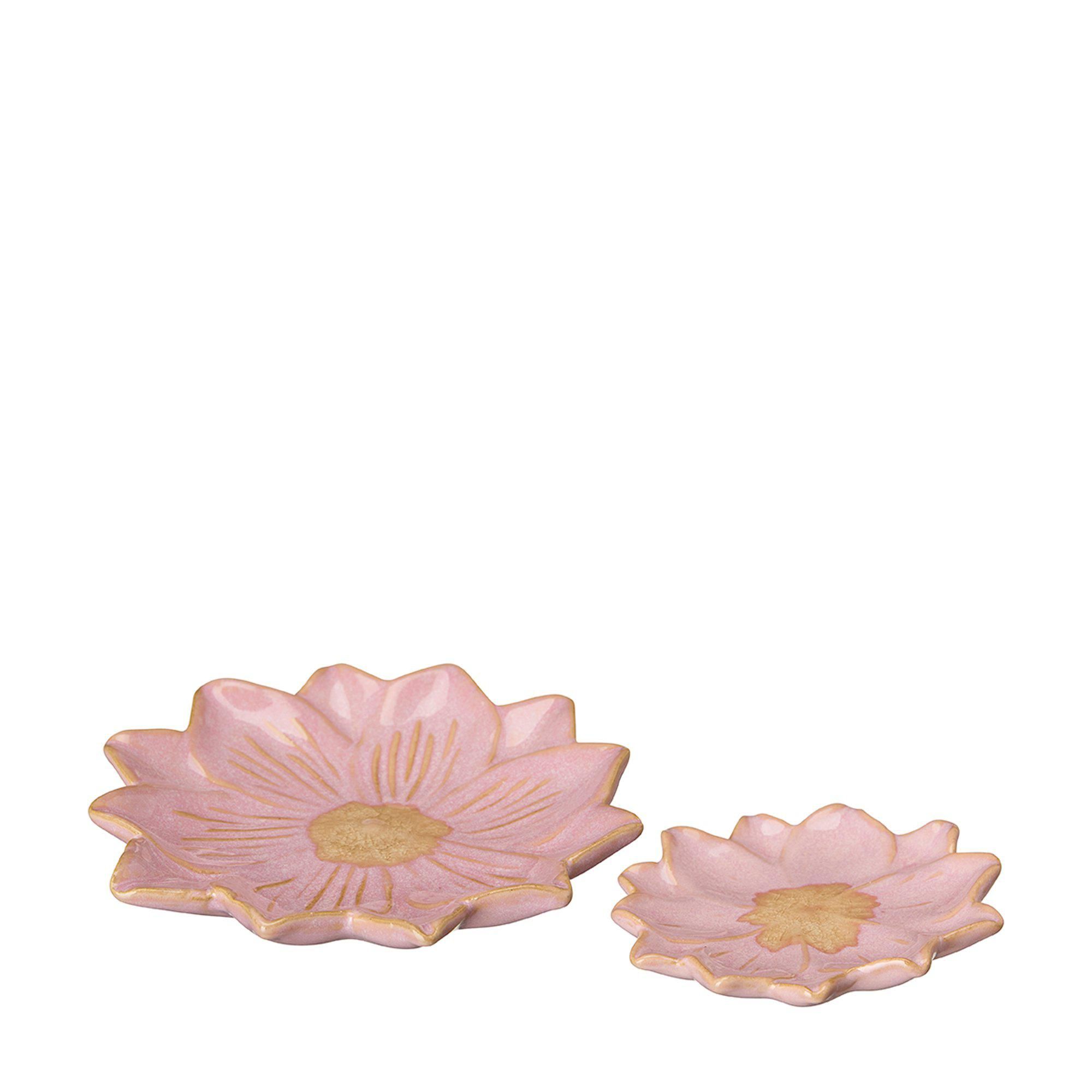 JANNIKE Decoration S/2 Pink Melange - Pink Melange - 15x3 10x2cm