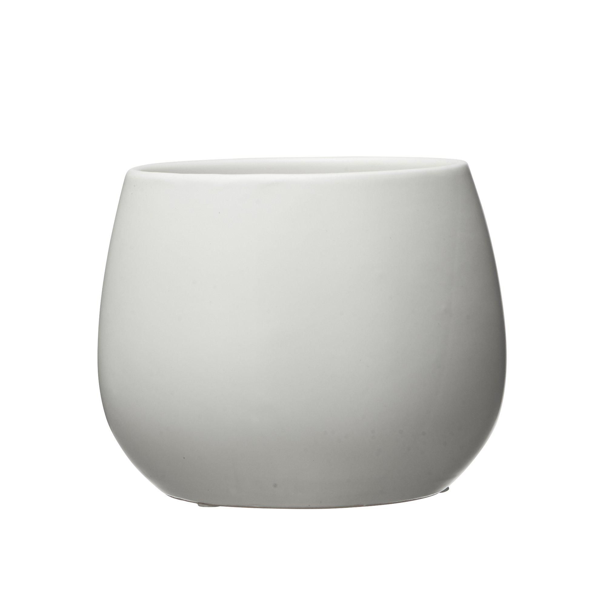 LINDY Kruka Vit Matt - Vit Matt - 15x13cm