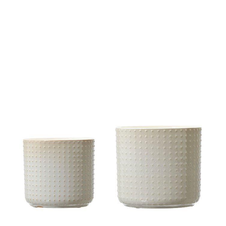 Milla Kruka 2/S Vit - Vit - 13x13 15x15cm