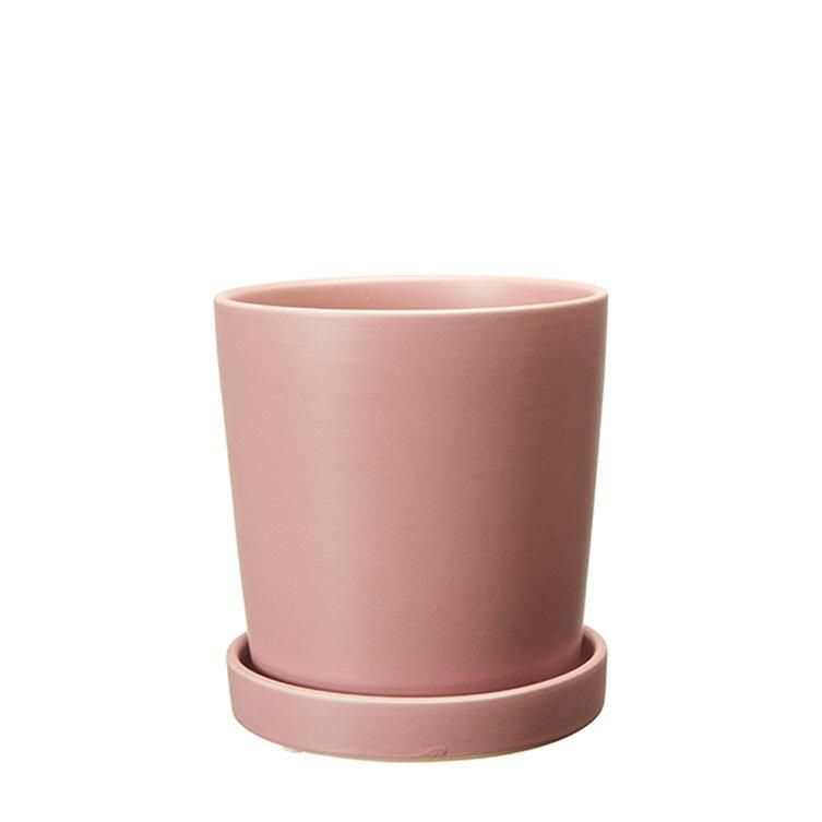 Lovisa Kruka m fat Rosa Matt - Rosa Matt - 14x15cm