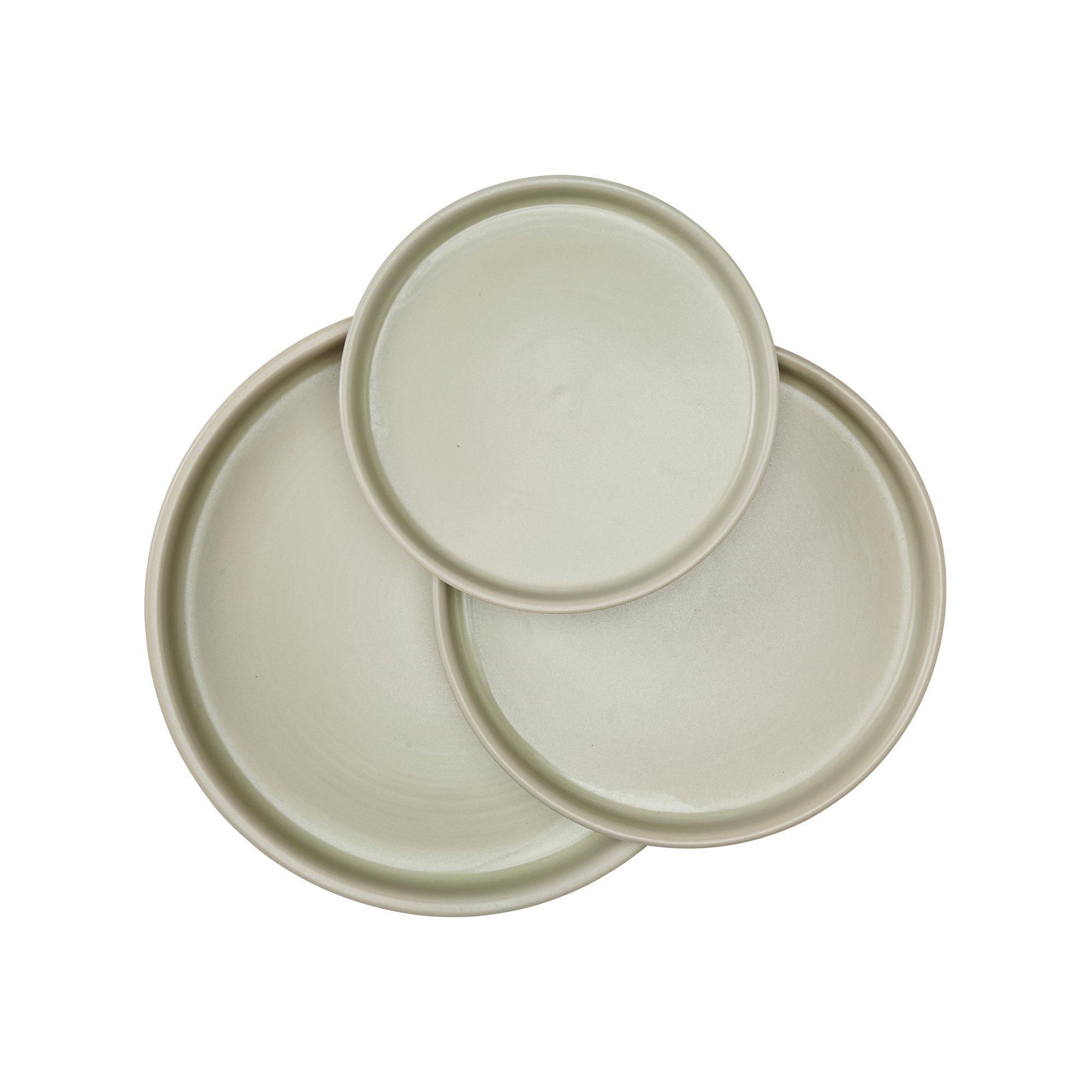 SOPHIA Tray S/3 Light Green Matt - Light Green Matt - 30x4 24x3 21x2cm