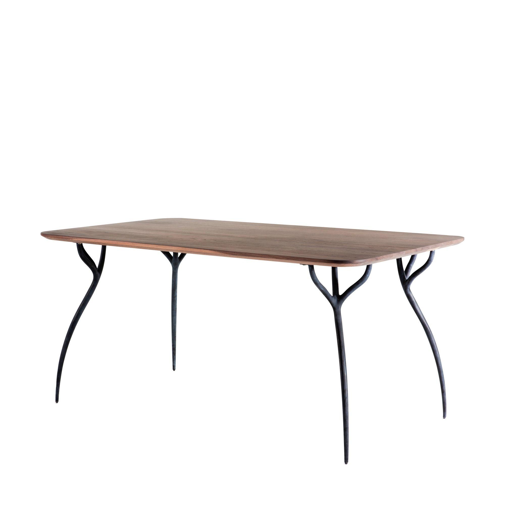 REEVES Dining Table Zink/Valnöt - Zink/Valnöt - 191x90x75cm
