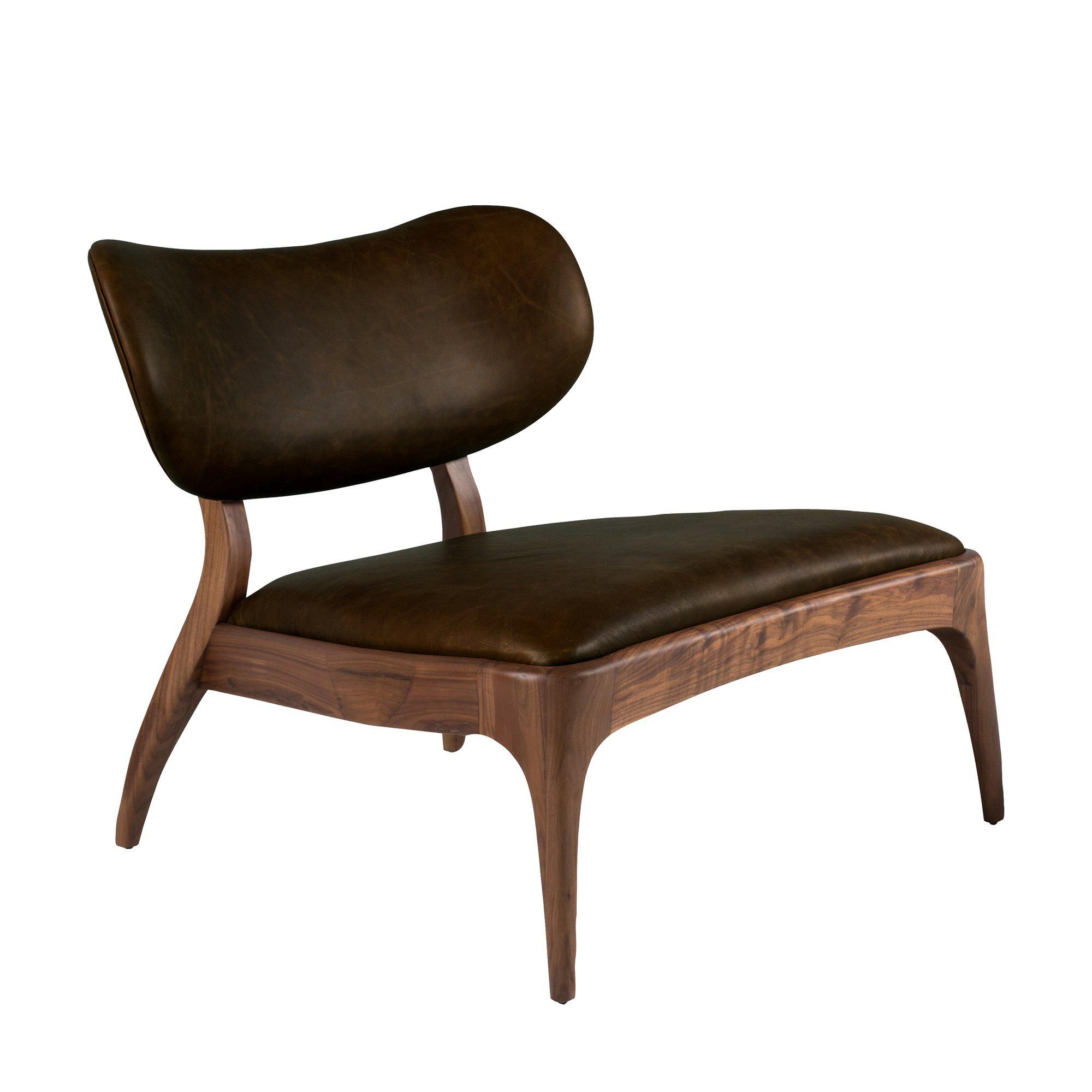 REEVES Armchair Valnöt/Konjak - Valnöt/Konjak - 81x86x75cm
