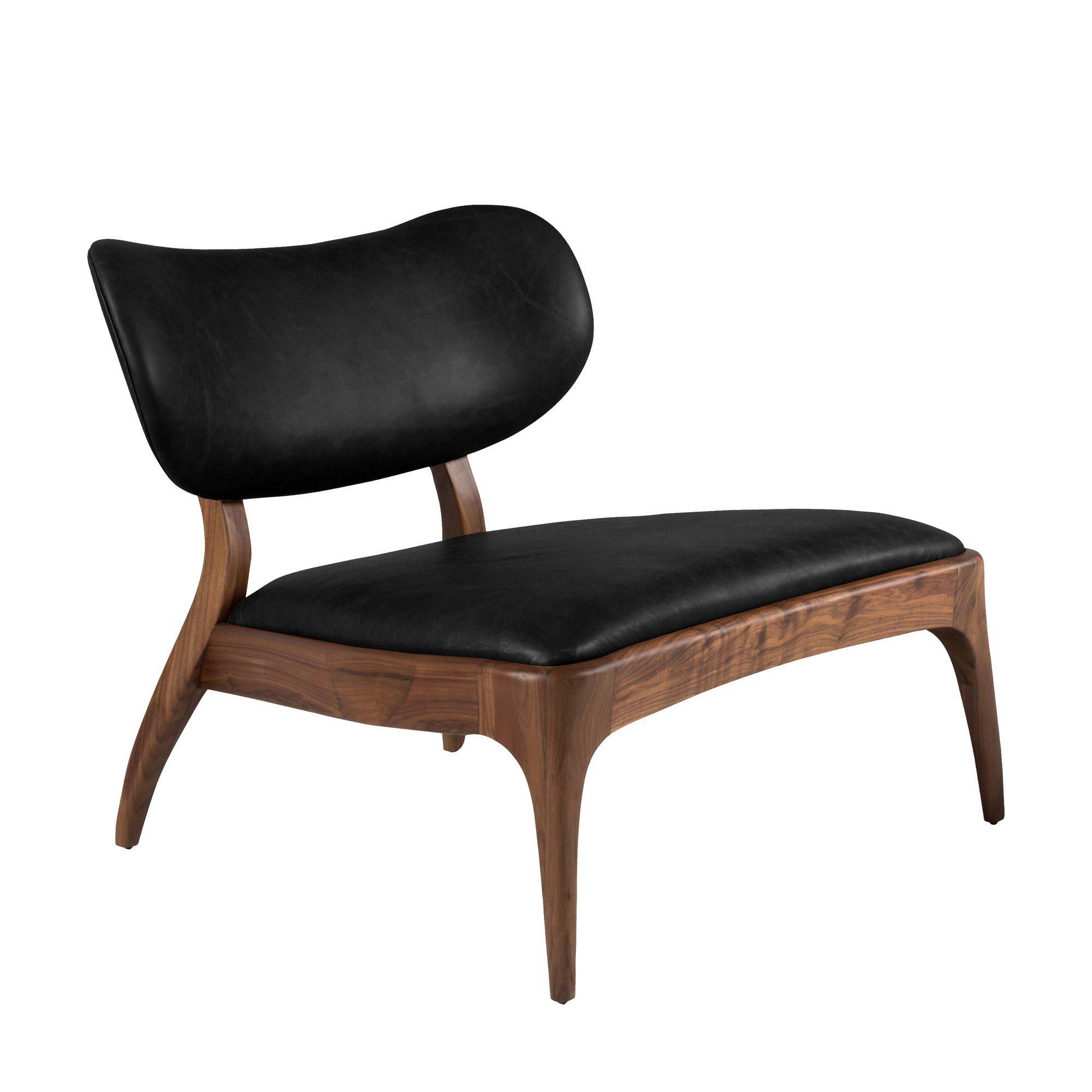 REEVES Armchair Valnöt/Svart - Valnöt/Svart - 81x86x75cm