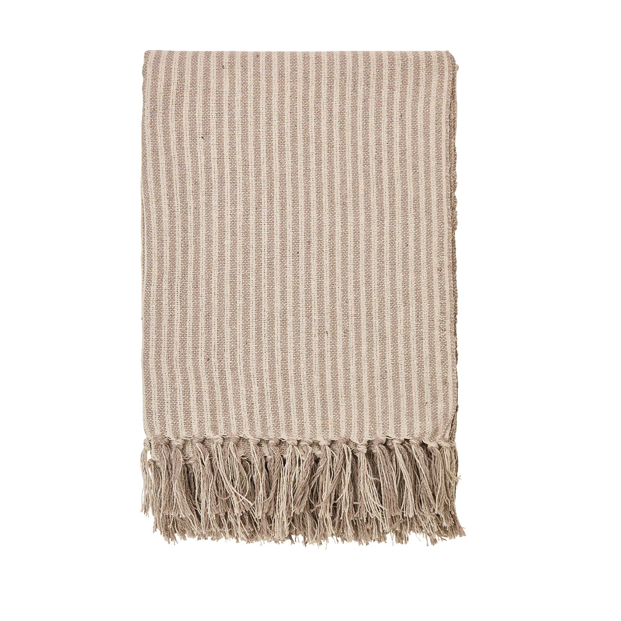 LINO Pläd Beige/Linne - Beige/Linne - 125x150cm