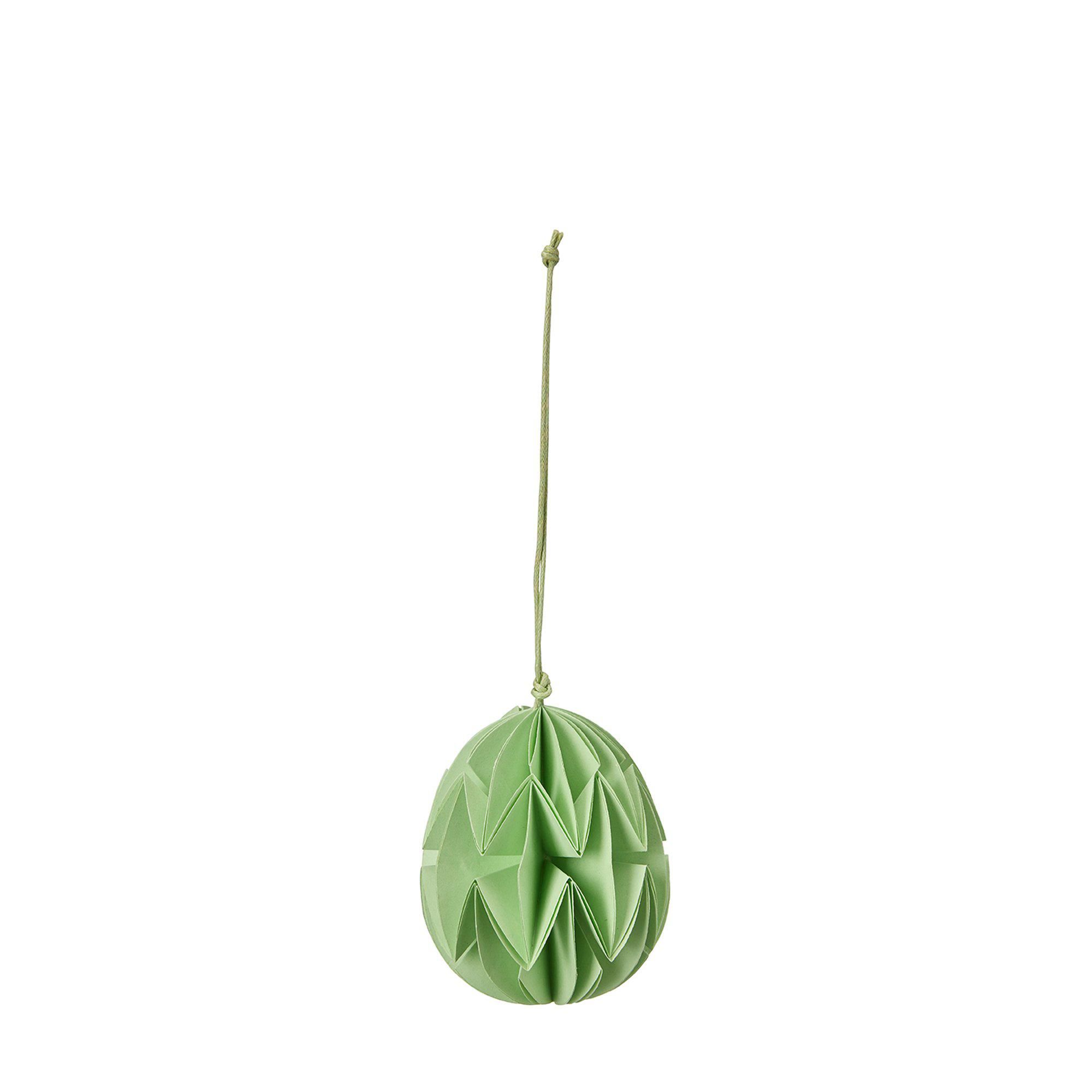 ORIGAMI Ägg Grön - Grön - 5x6 cm