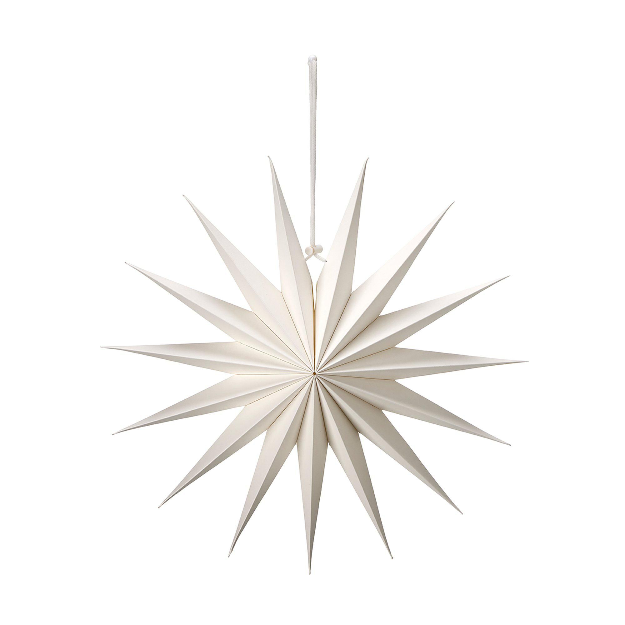 BEAMY Star Vit - Vit - 40+50cm