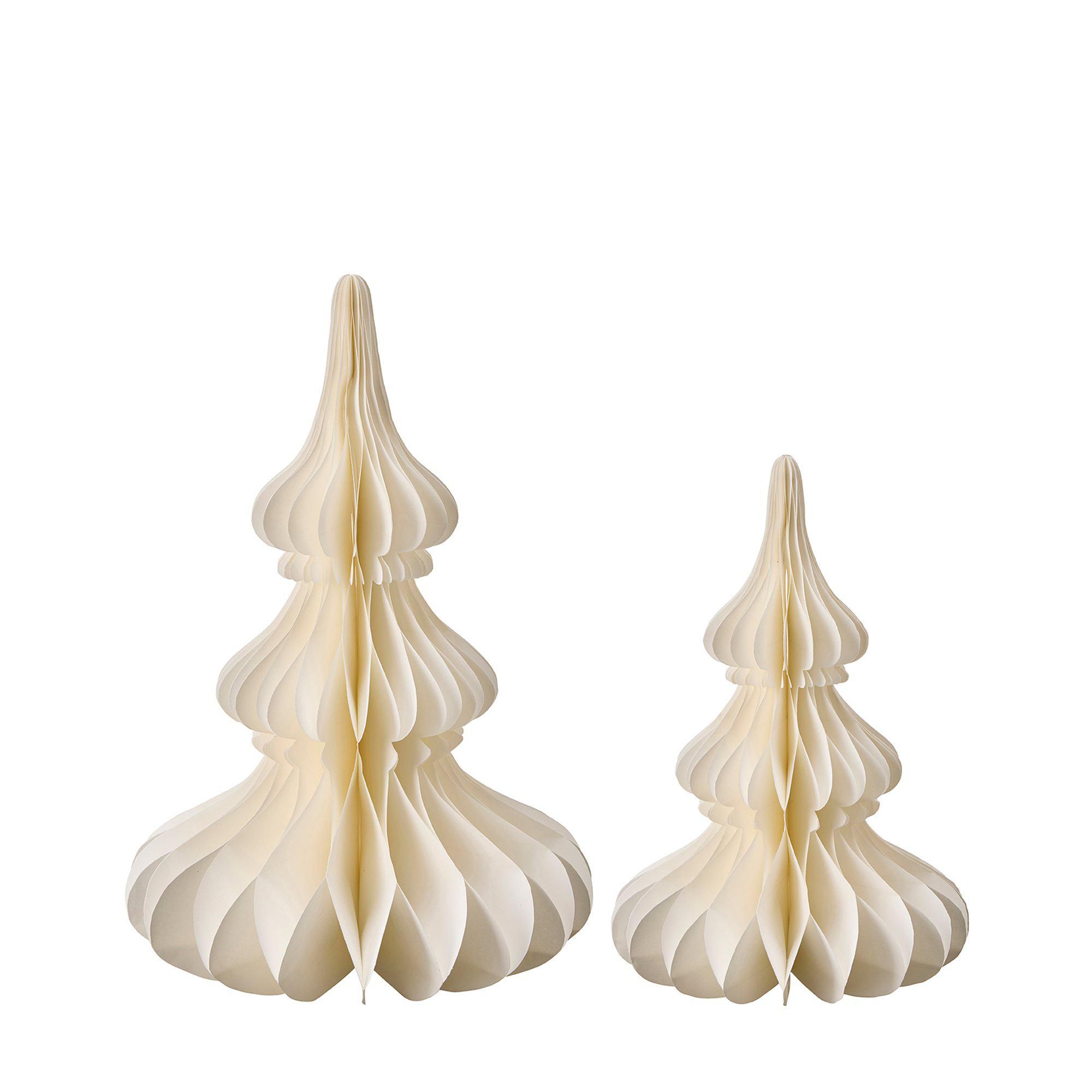 CHRISTMAS TREE S/2 Offwhite - Offwhite - 28x40 20x30cm