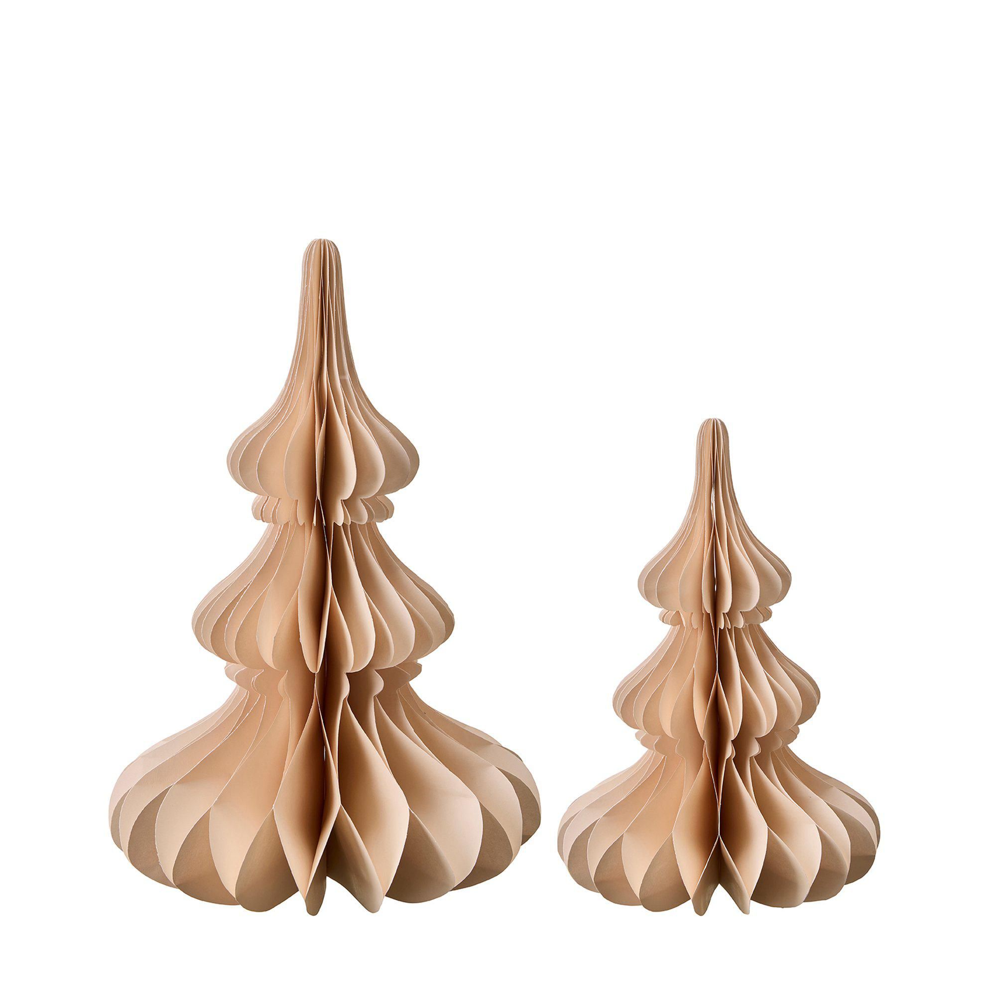 CHRISTMAS TREE S/2 Sand Beige - Sand Beige - 28x40 20x30cm