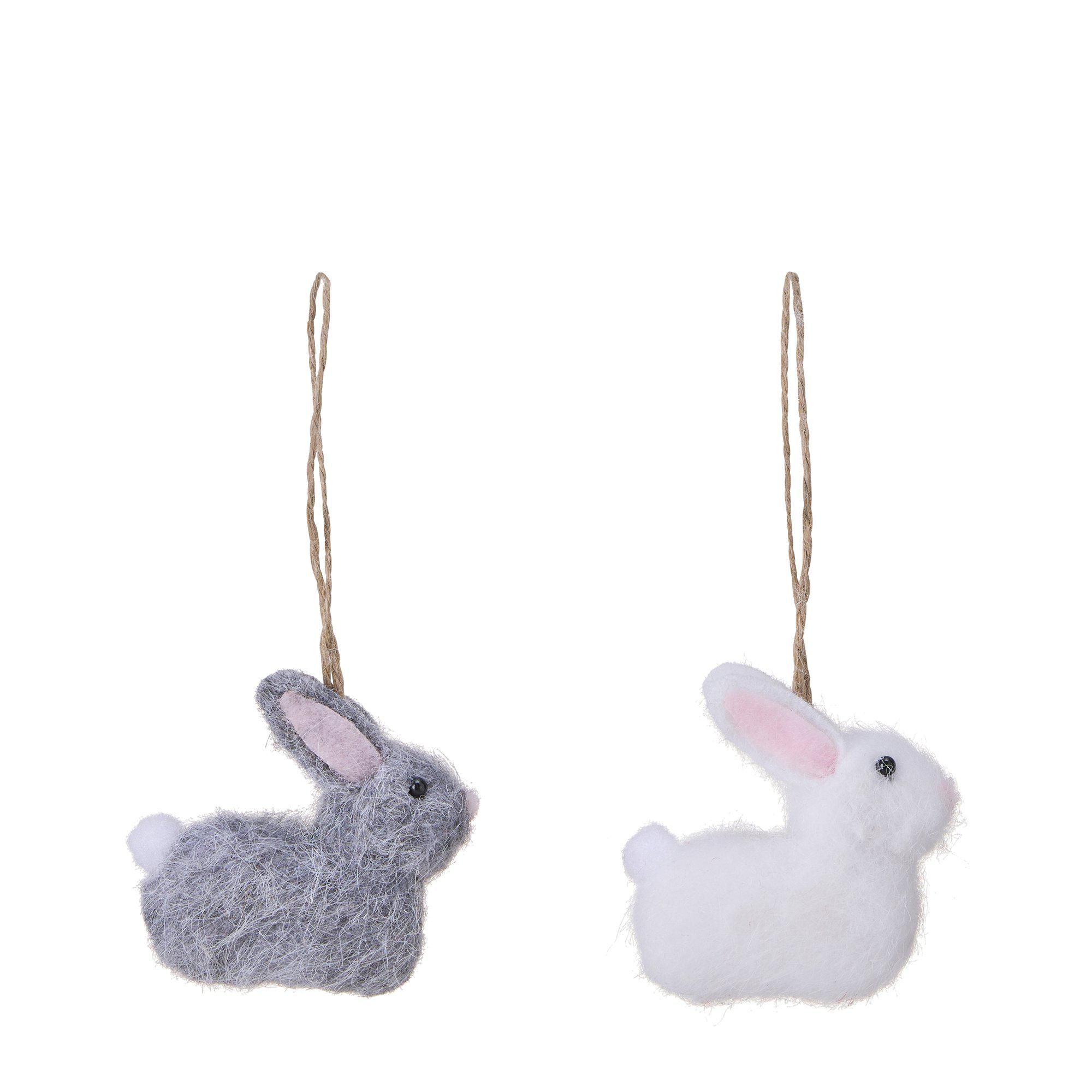 RABBIT Deco Mix Grey, White - Grey, White - 6x2x6cm