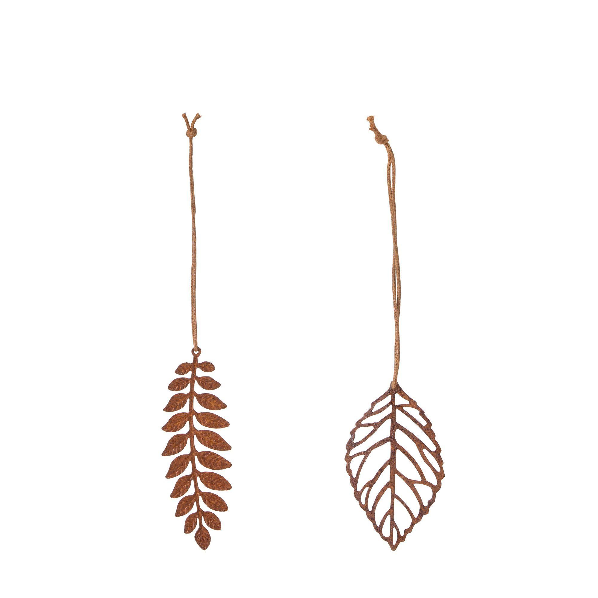 LEAVES Hanging Mix Rust - Rust - 9x3 6x4 cm