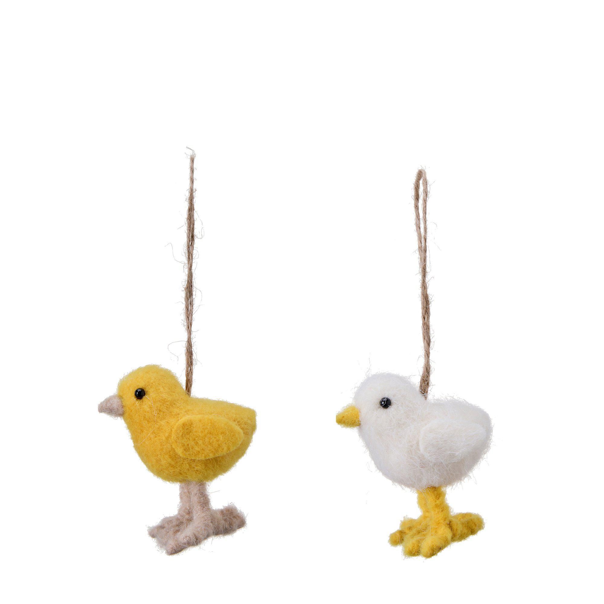 CHICKEN Deco Mix Yellow, White - Yellow/White - 5x6cm