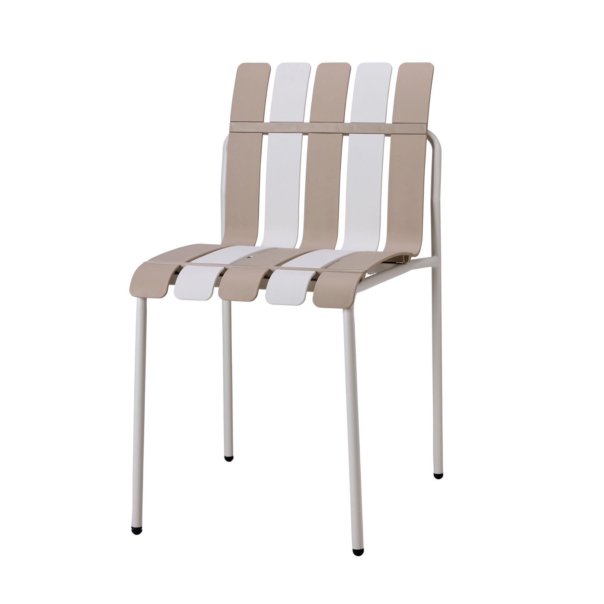 LIDO Chair Beige/Offwhite - Beige/Offwhite - 54x47x82cm