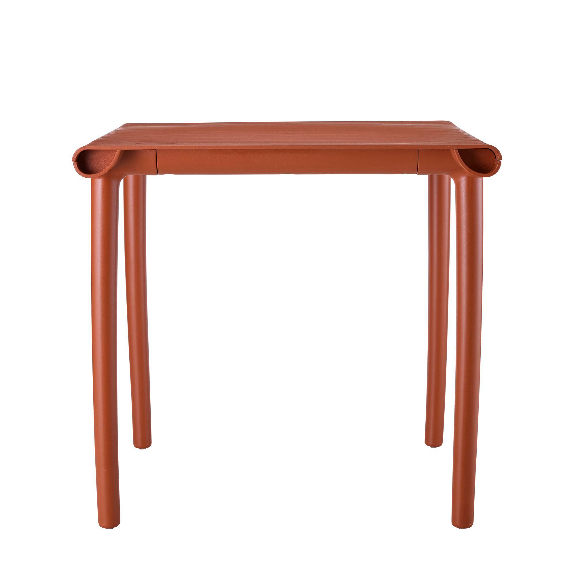 CETARA Table Rustred - Rustred - 80x80x74cm