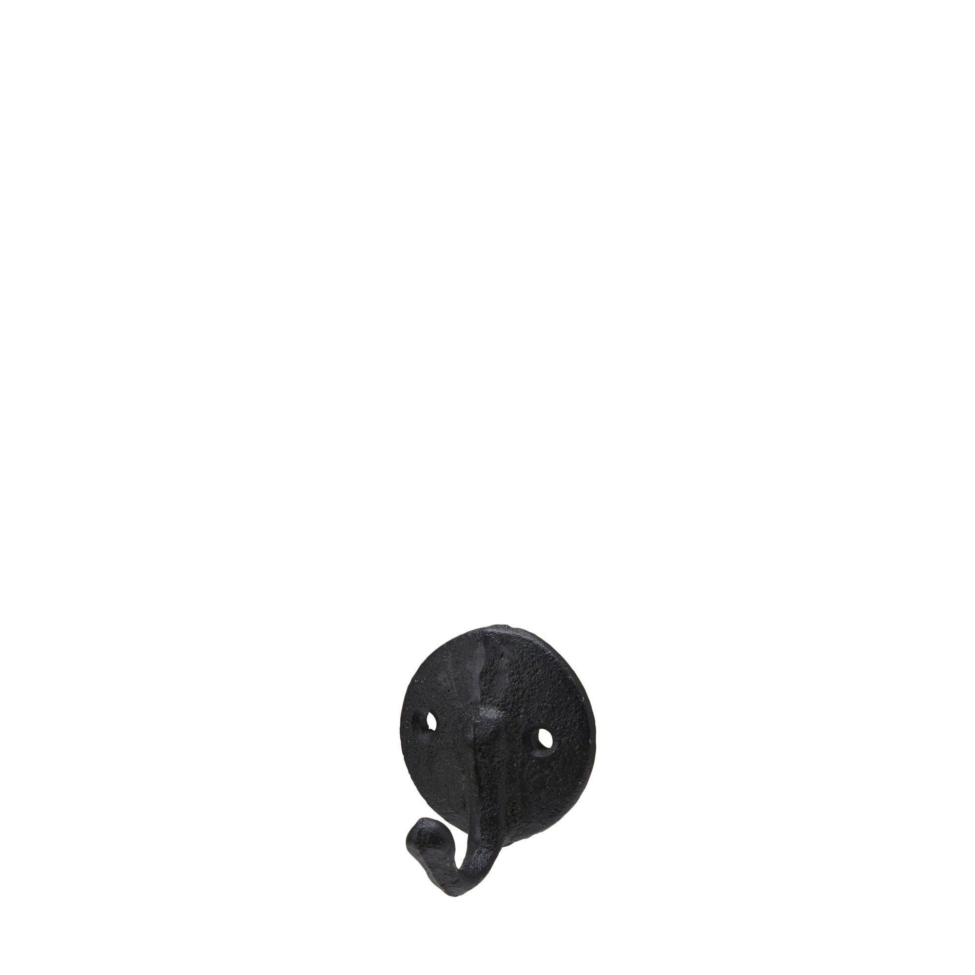TOVE Hook Round Black - Black - 5x6cm