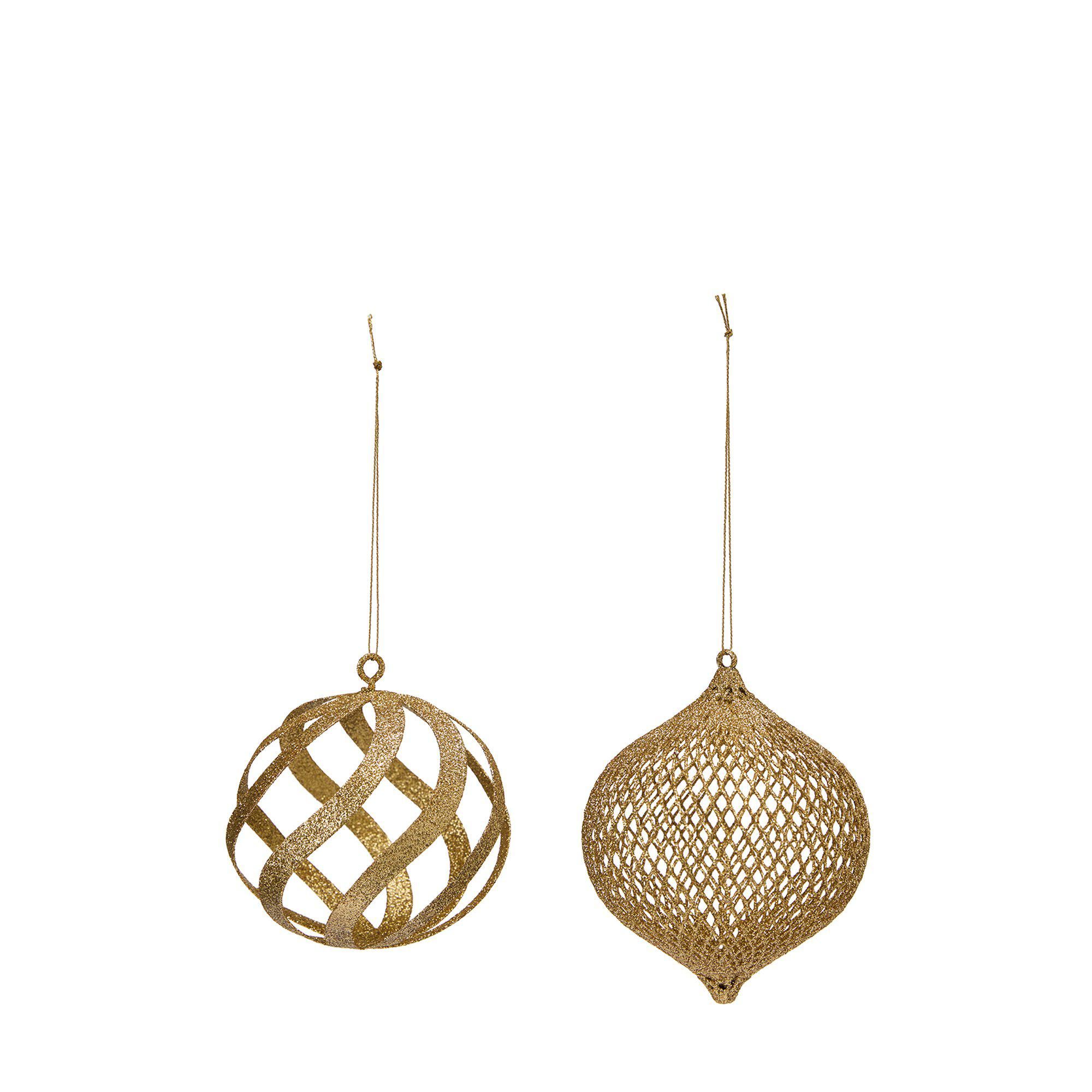 SPIRIT Ornament Mix Gold - Gold - 8x8 8x10 cm