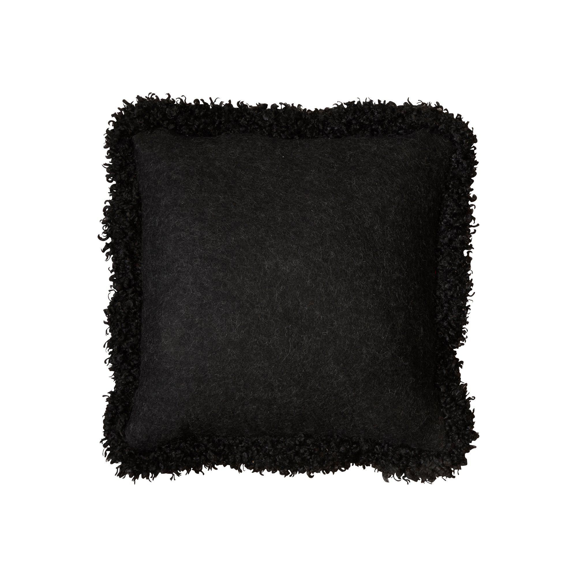 ULLIS Pillow Black - Black - 45x45cm