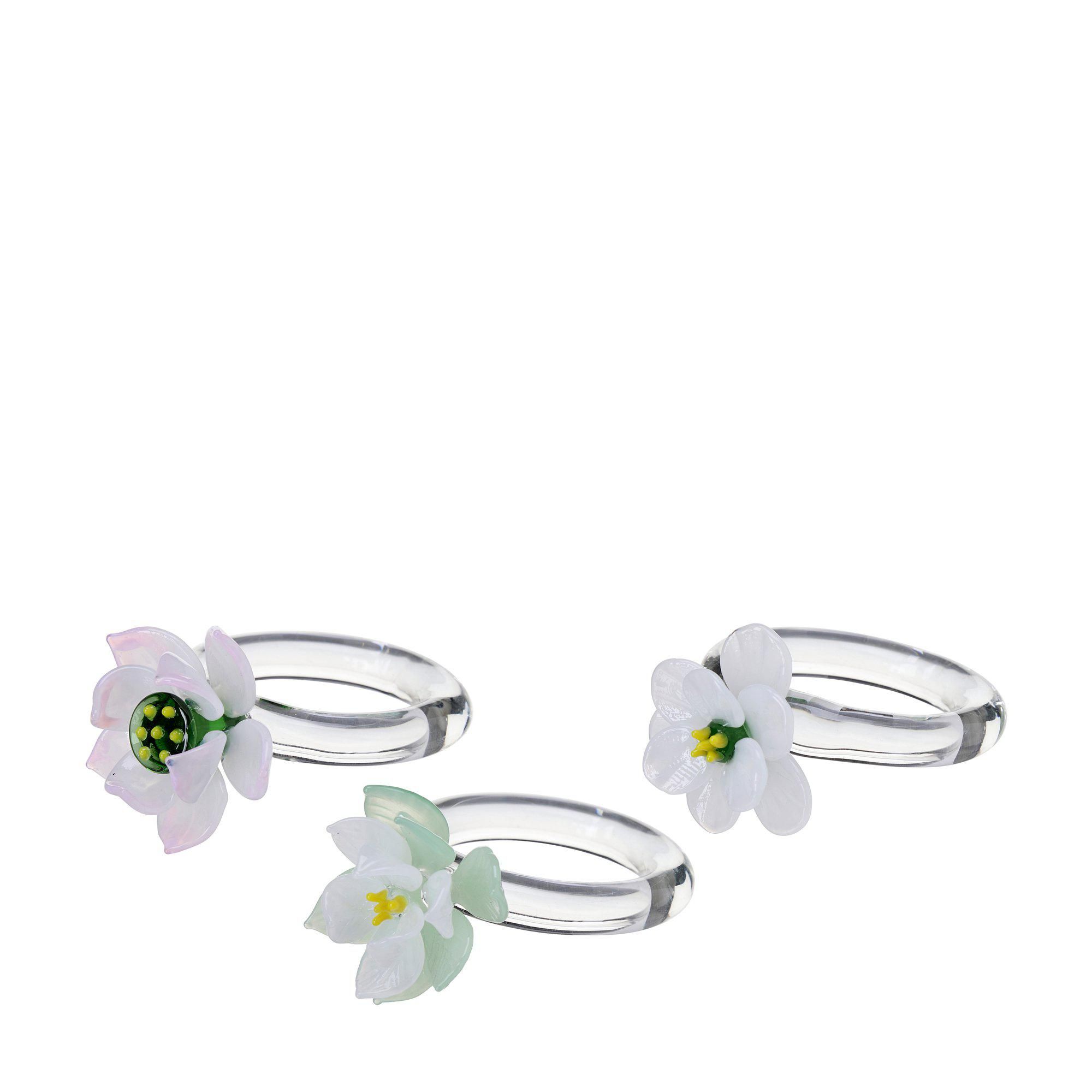 NAPKIN HOLDER Mix White, Pink, Green - White, Pink, Green - 6x4 cm