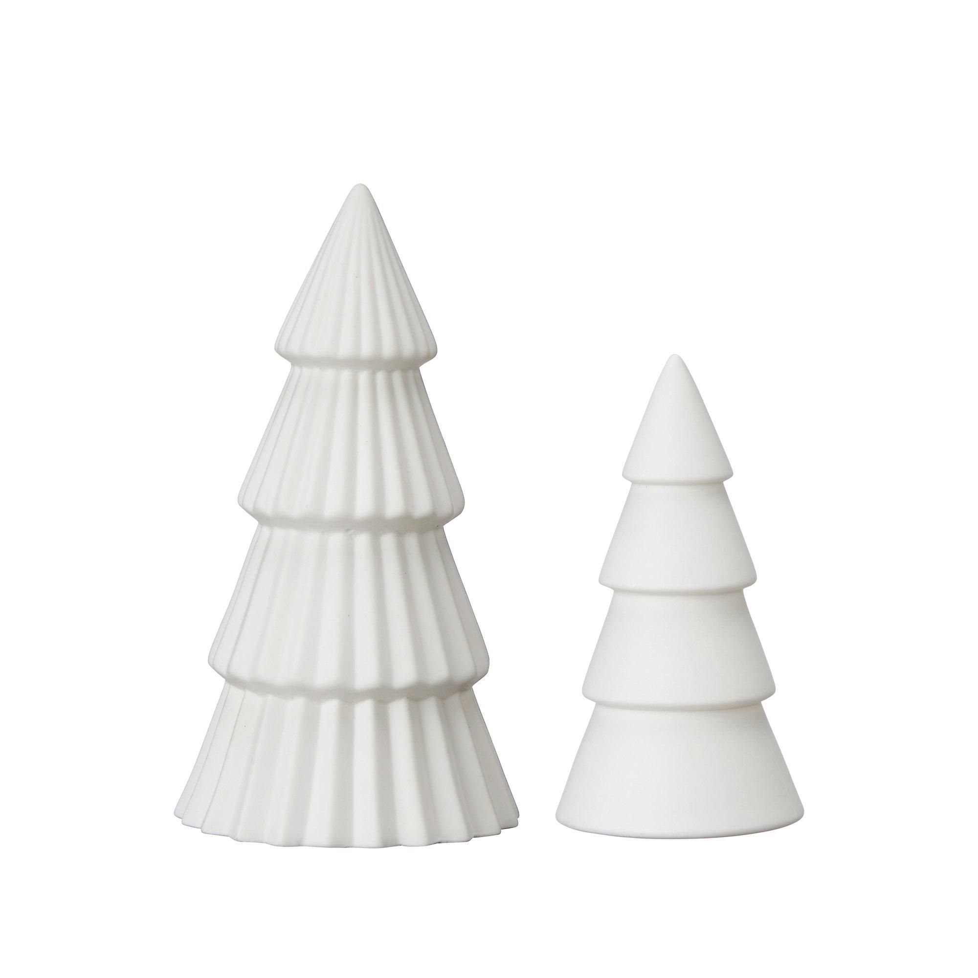 TREE S/2 White - White - 10x20 9x16 cm