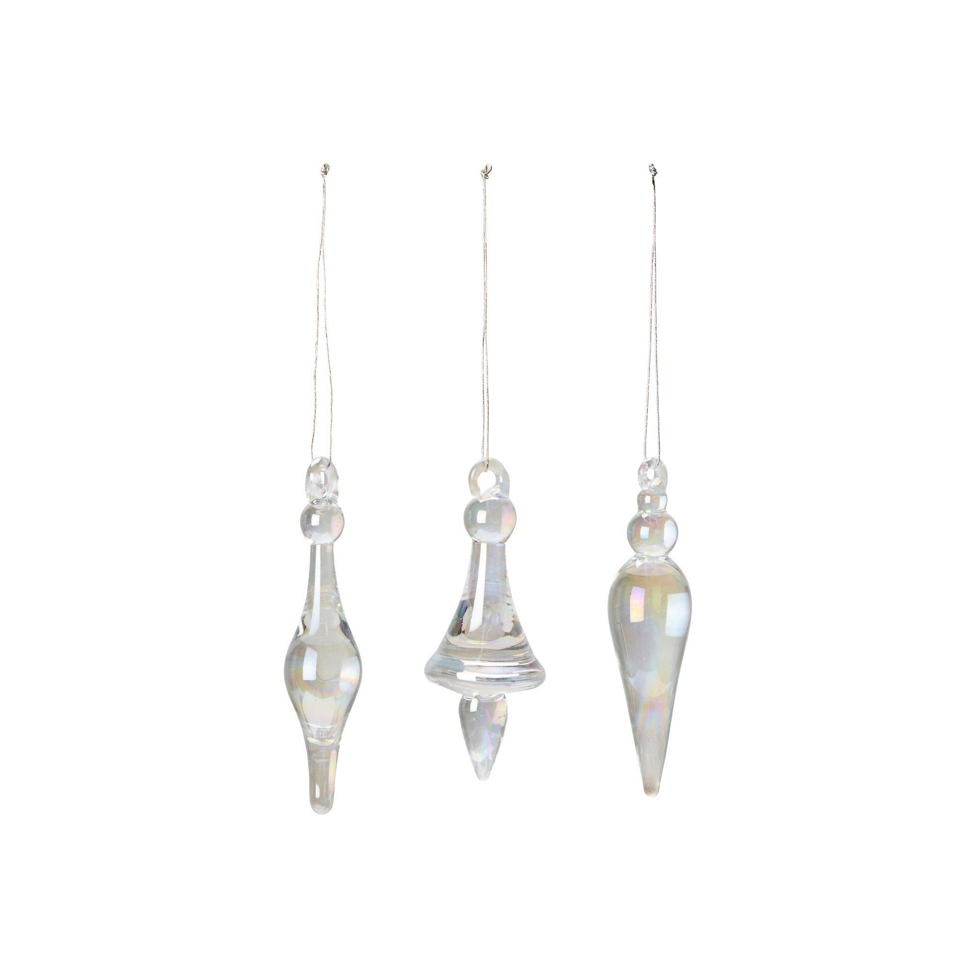 DROPS Hanging Mix Clear - Clear - 6 cm