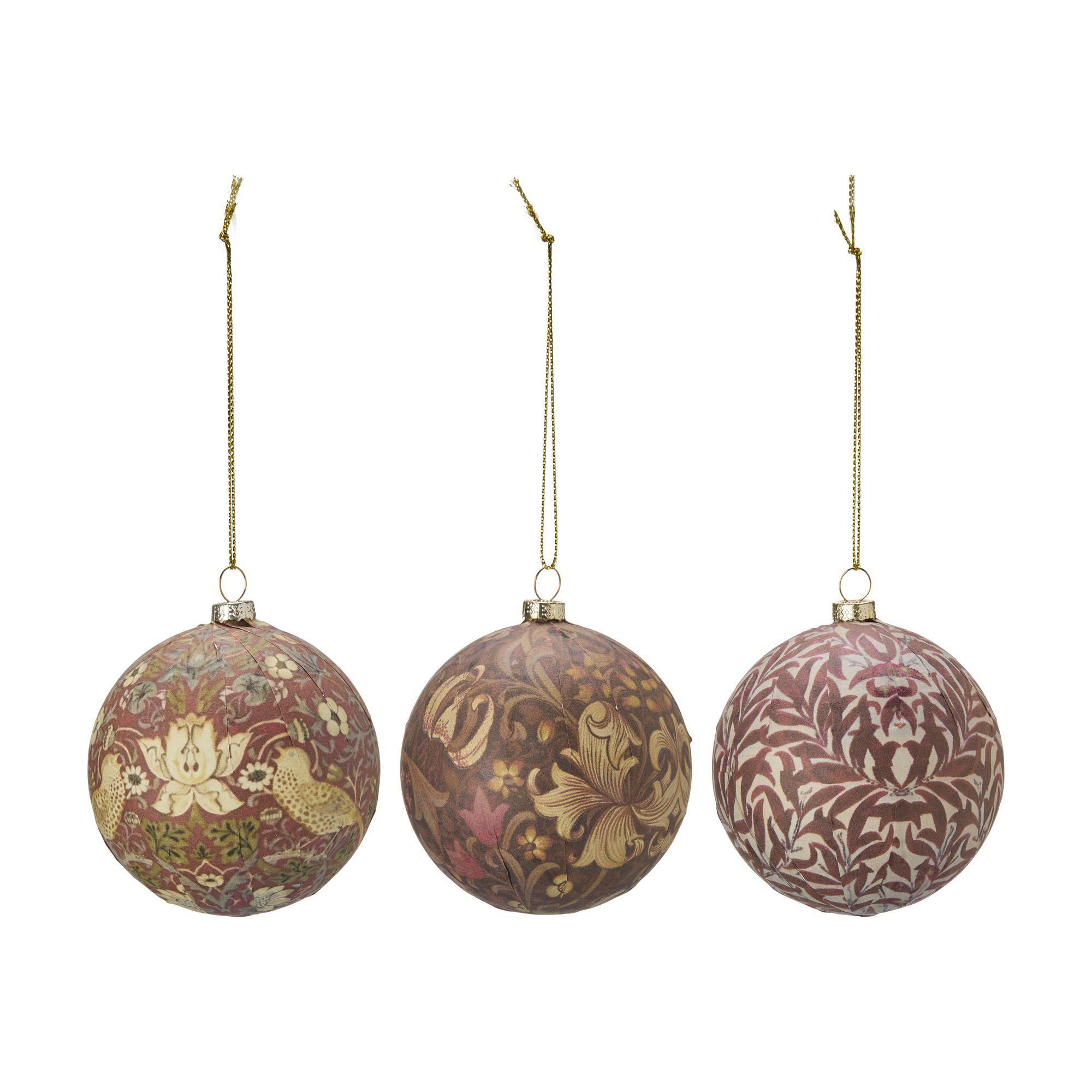 DELIGHT Ornament Mix Burgundy - Burgundy - 8 cm