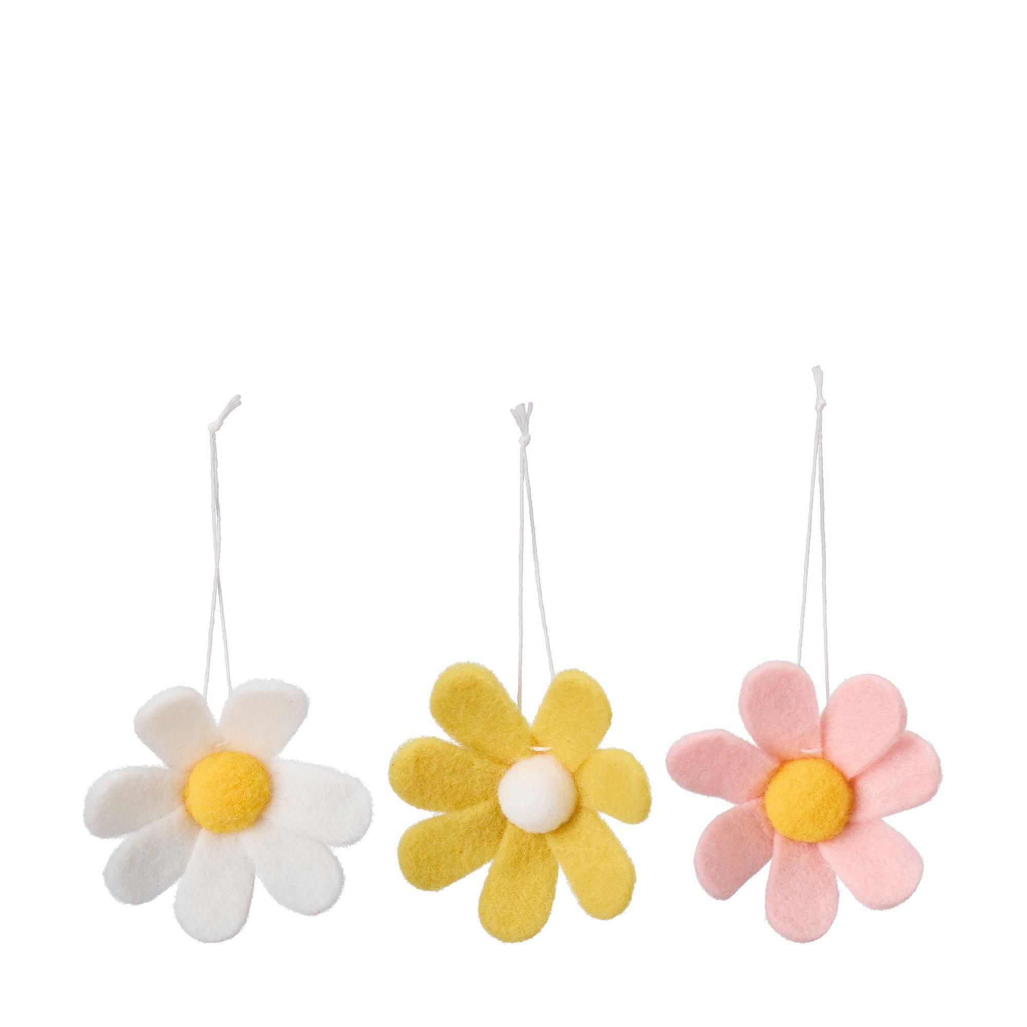 BLOMMA Mix Vit, Gul, Rosa - Vit, Gul, Rosa - 5x3cm