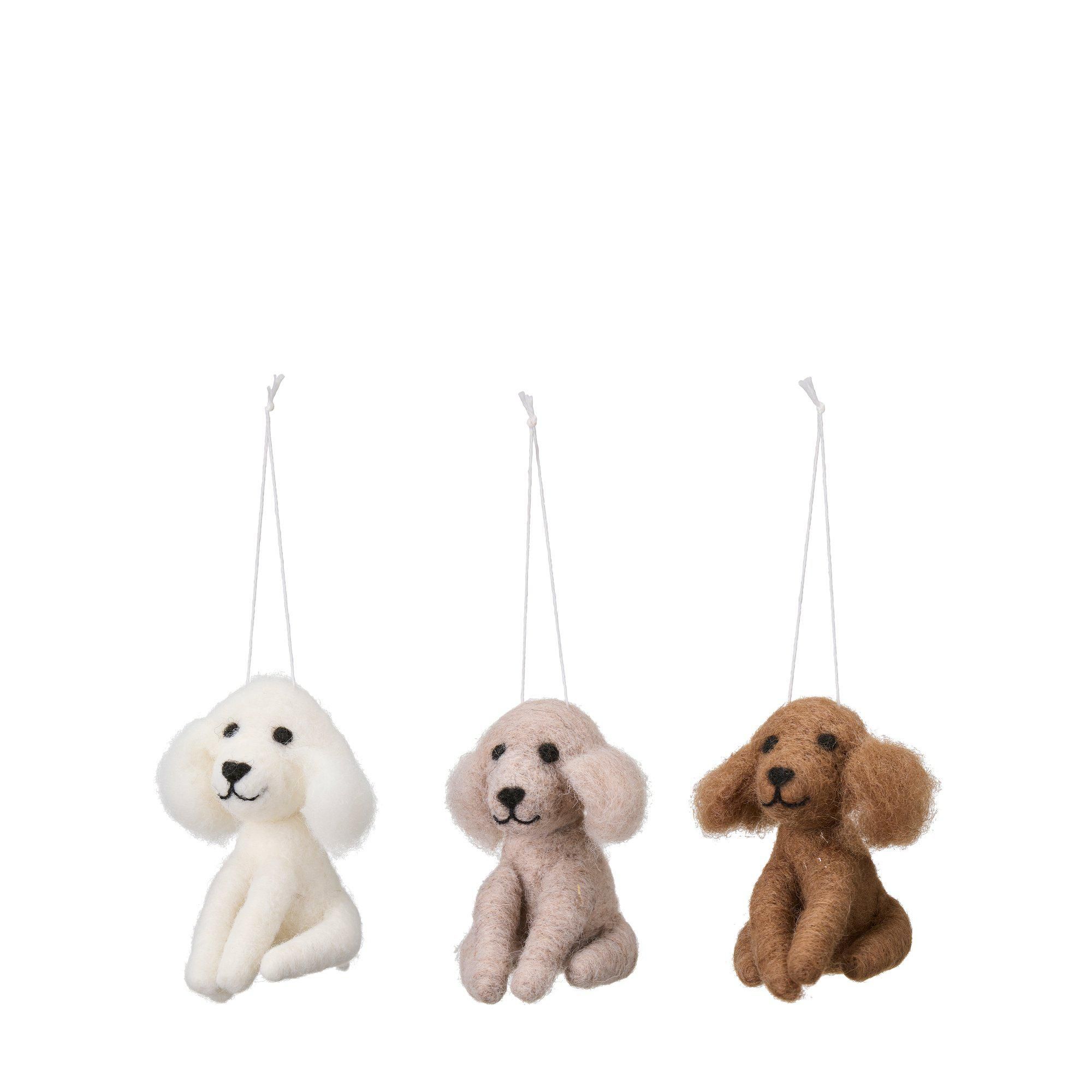 HUND Mix Vit, Beige, Brun - Vit, Beige, Brun - 5x8x7cm