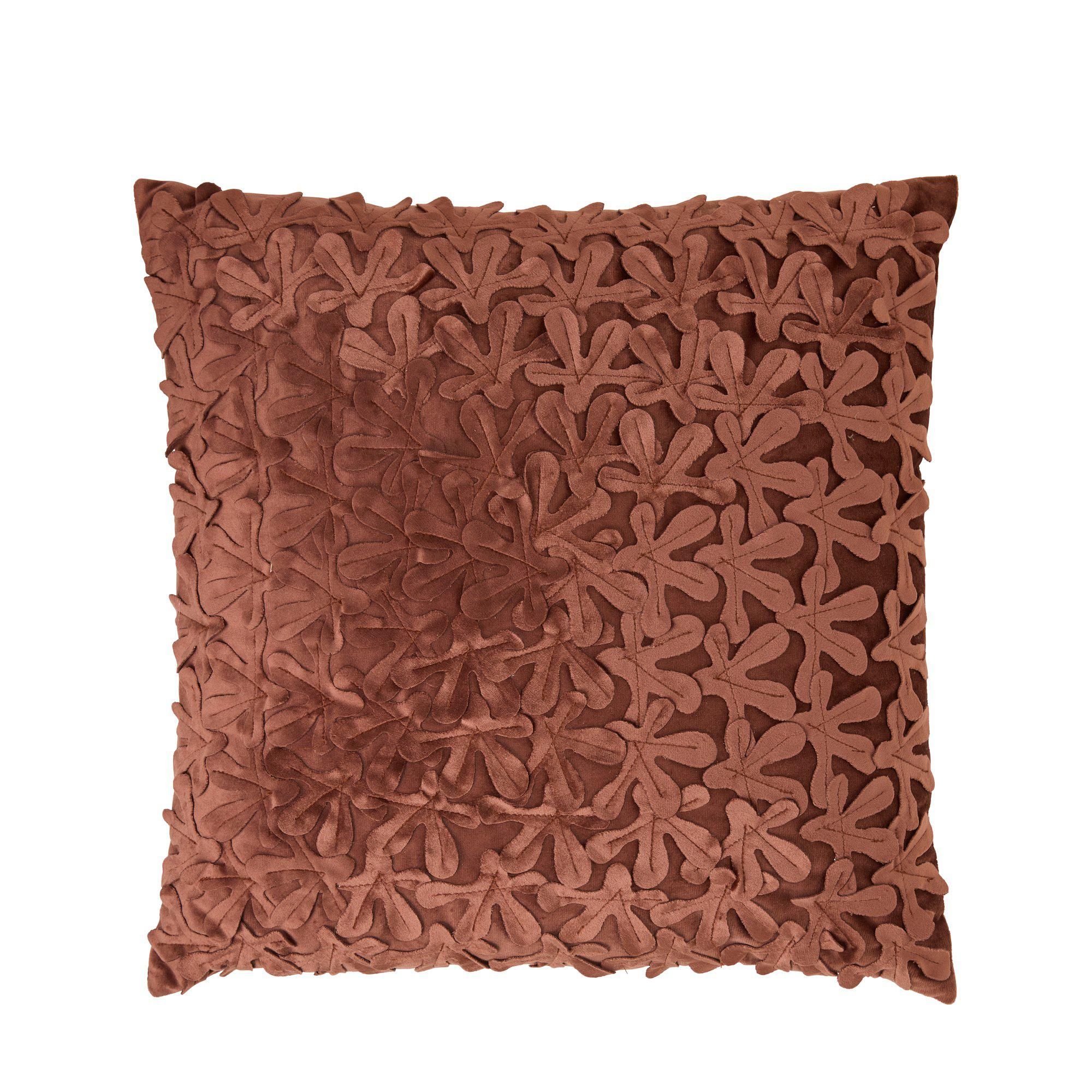 LUCETTE Kudde Brun - Brun - 45x45cm