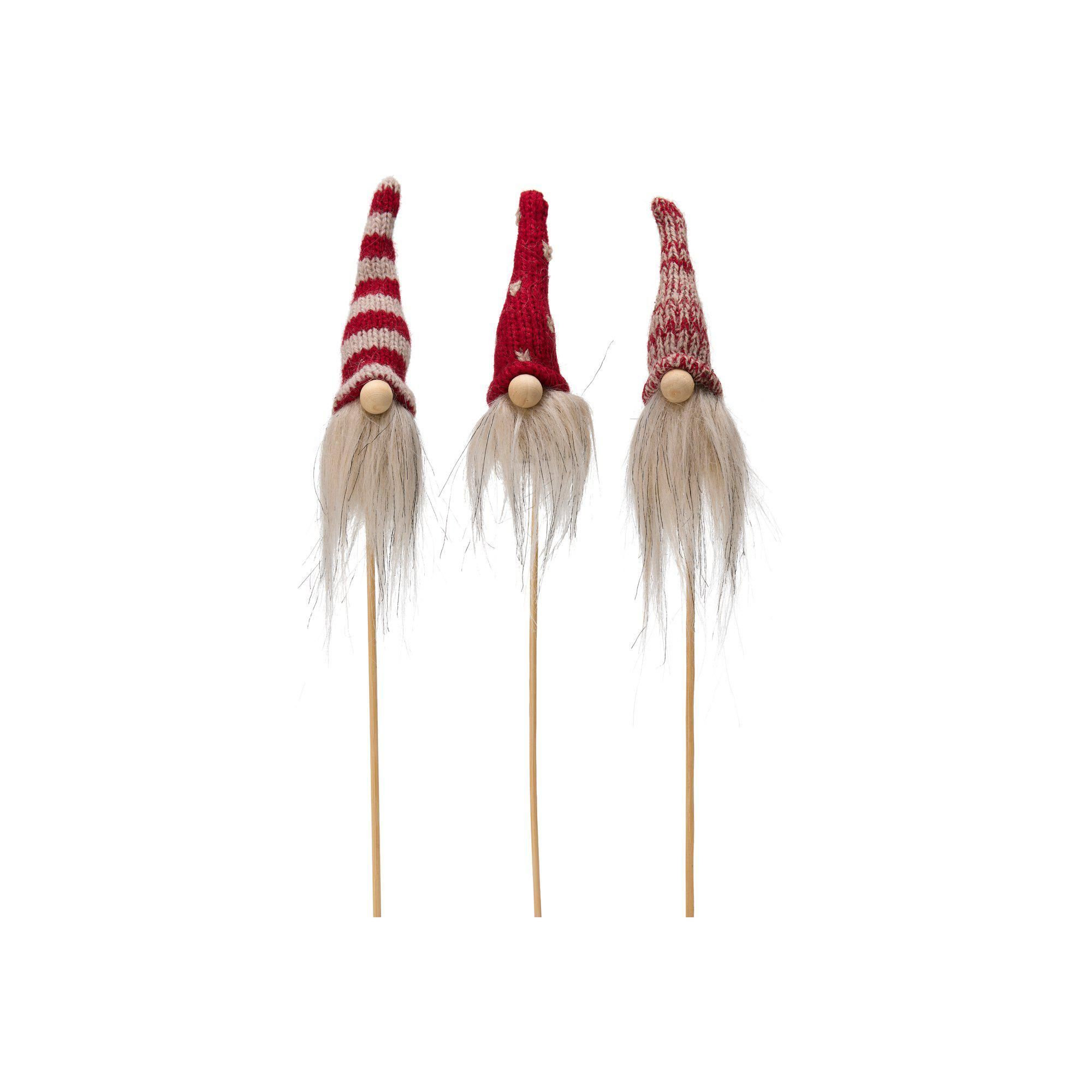 SANTA STICKS Mix Red - Red - 9+22cm