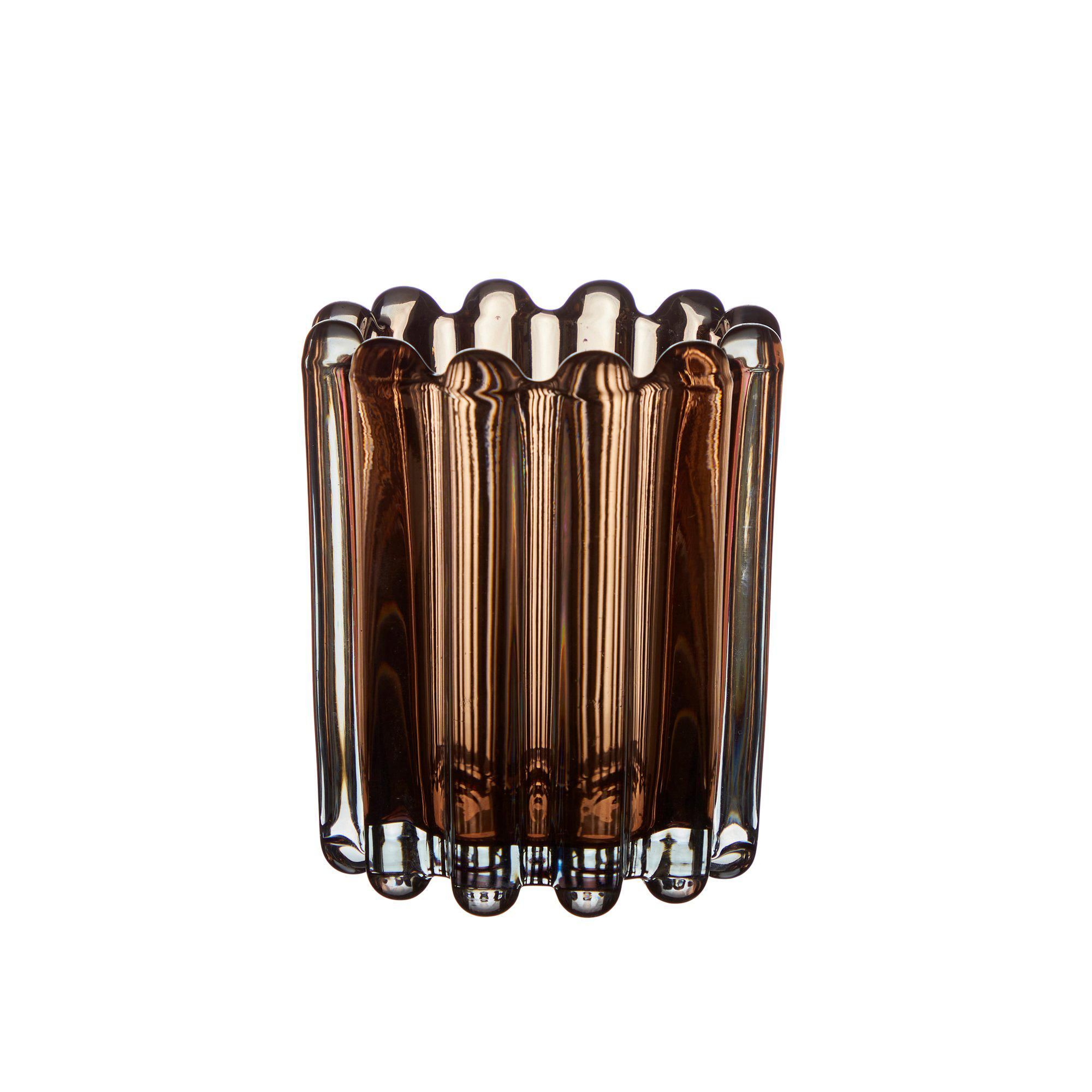 LIN Lantern Brown - Brown - 10x11cm