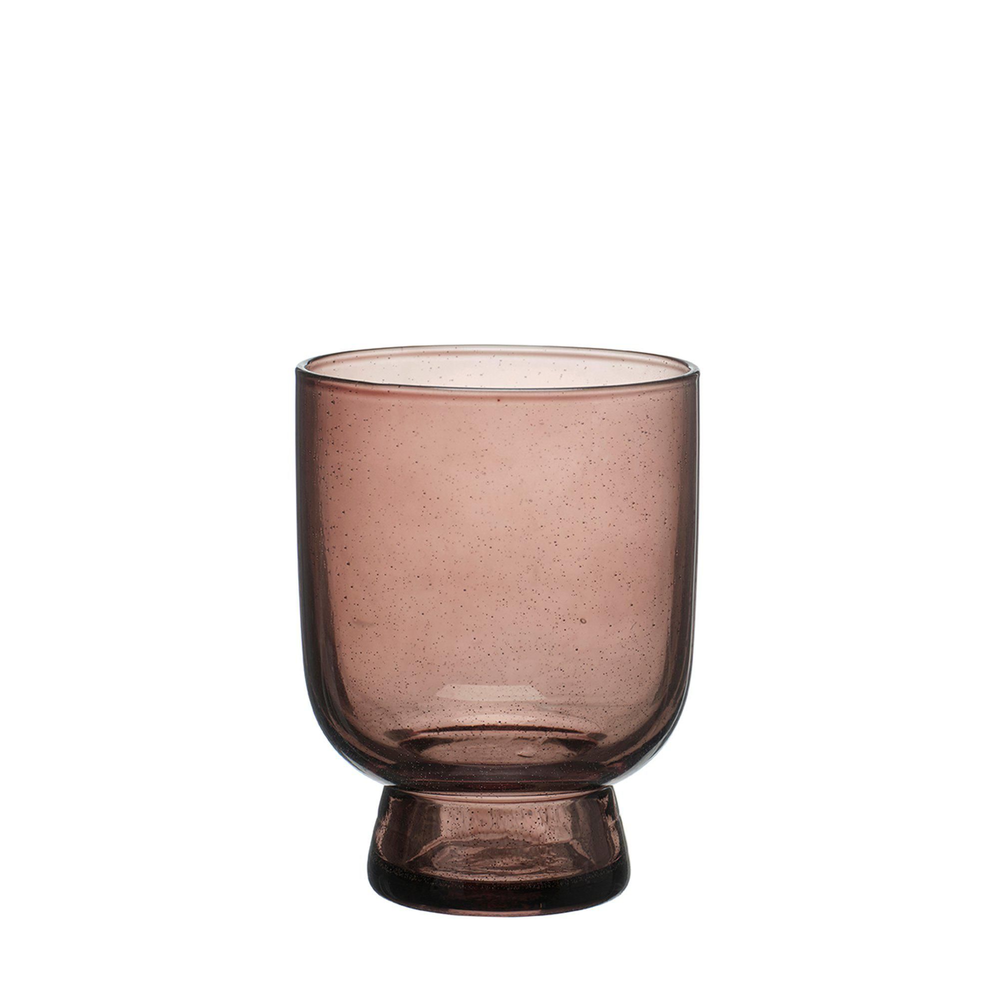 ATHENA Drinking glass Brown - Brown - 8x10cm