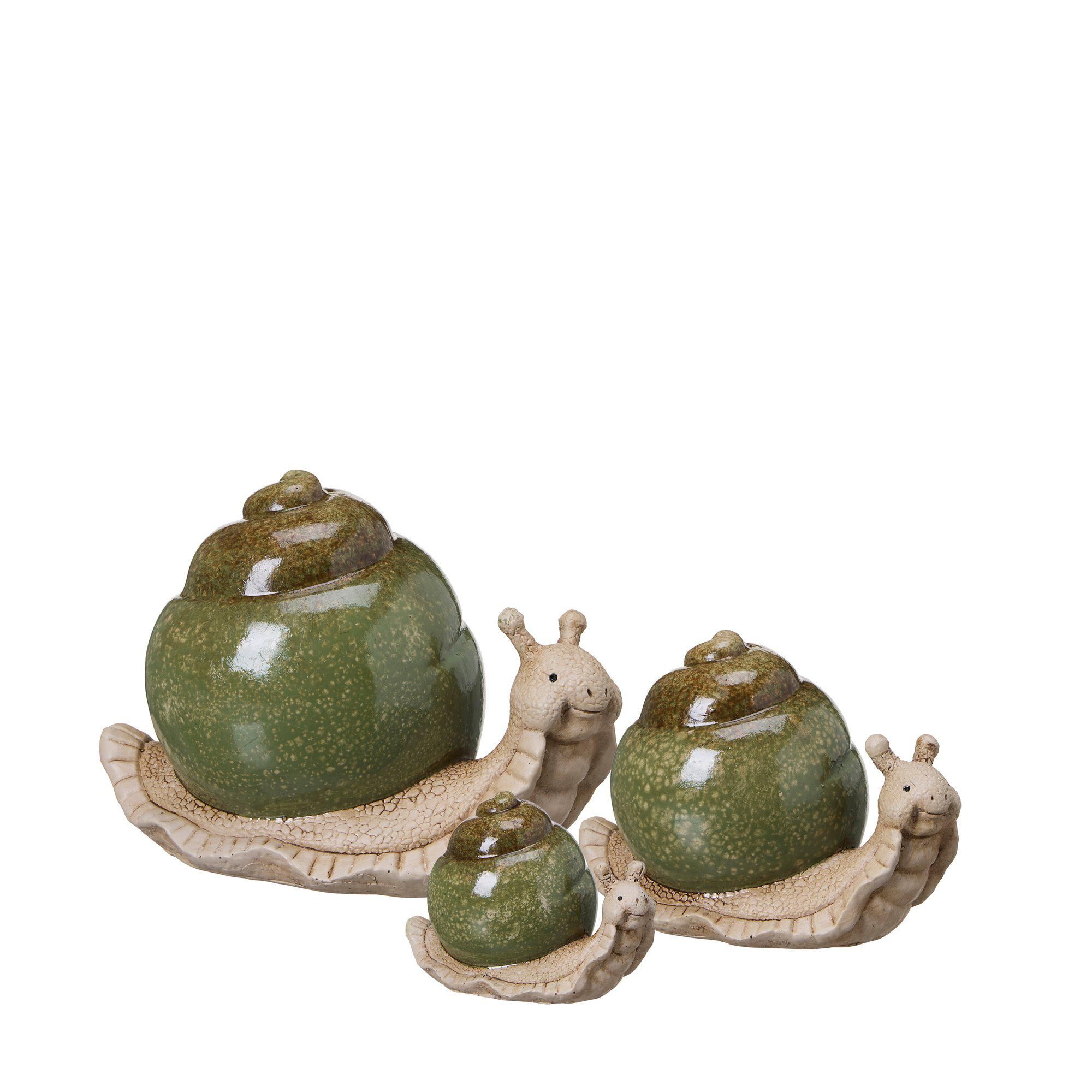 SNIGEL 3/S Grön - Grön - 16x9x11 12x7x8  cm
