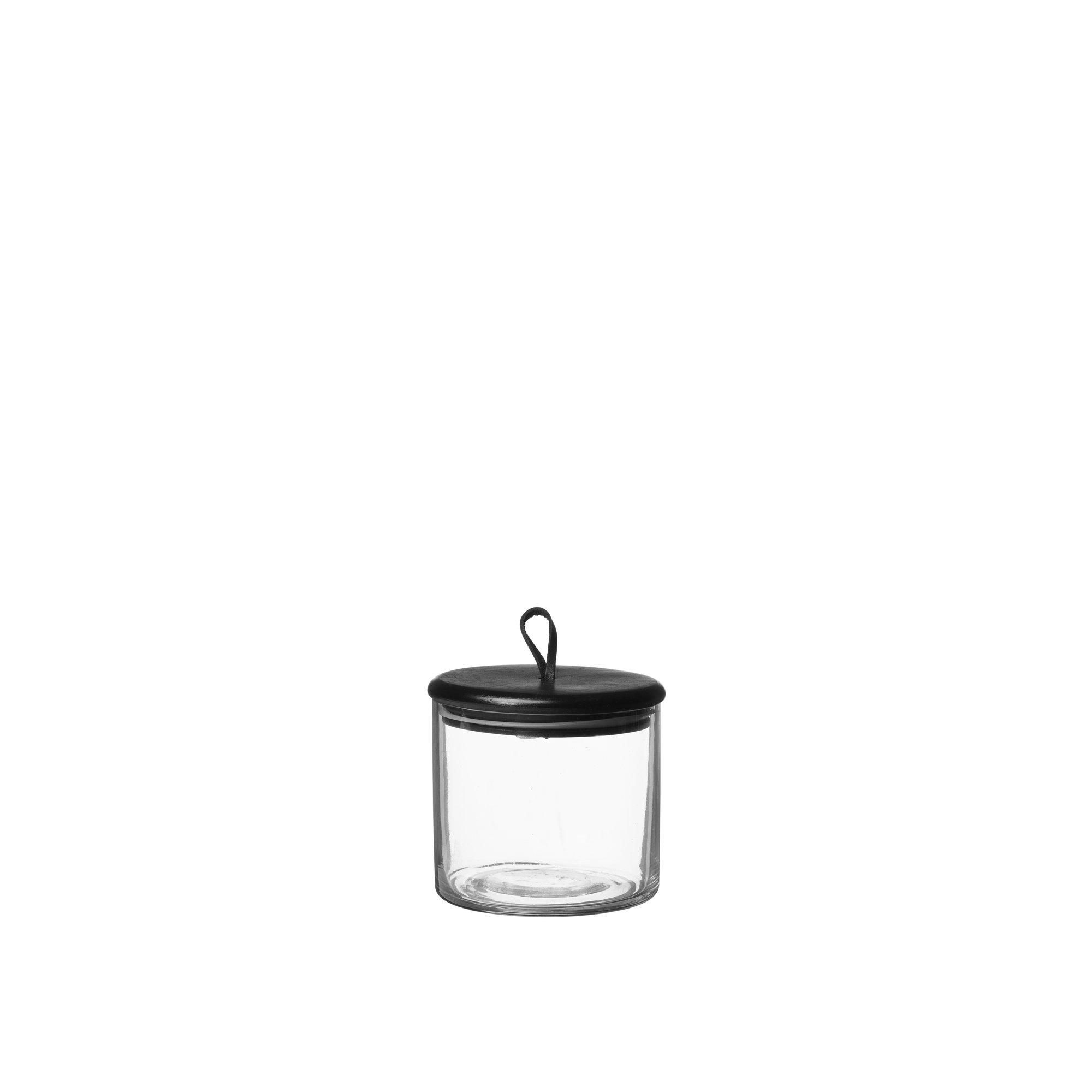 KUTA Jar Black/Clear - Black/Clear - 9x8cm