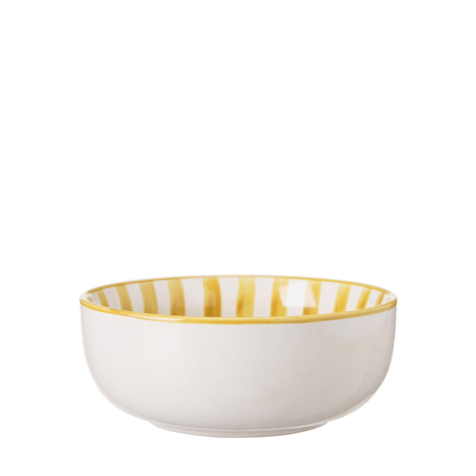 BRITTA Bowl White/Yellow - White/Yellow - 15x6cm
