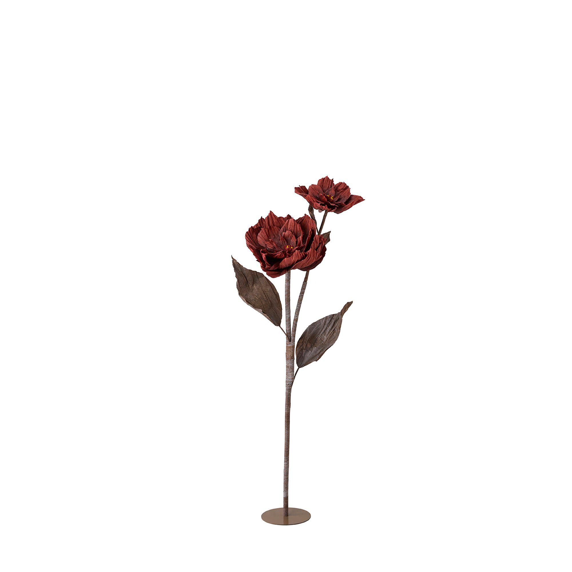 ROSE Flower Burgundy - Burgundy - 40x140cm