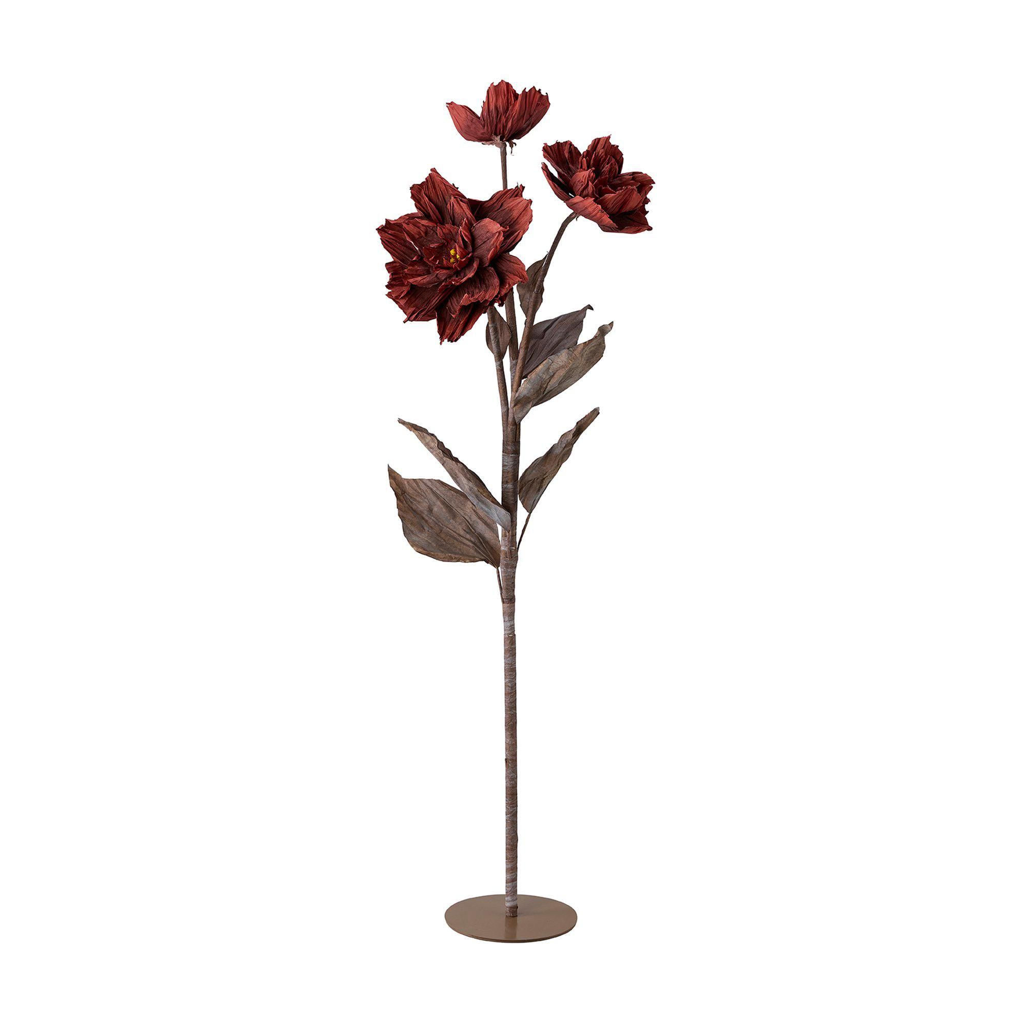 ROSE Flower Burgundy - Burgundy - 50x200cm