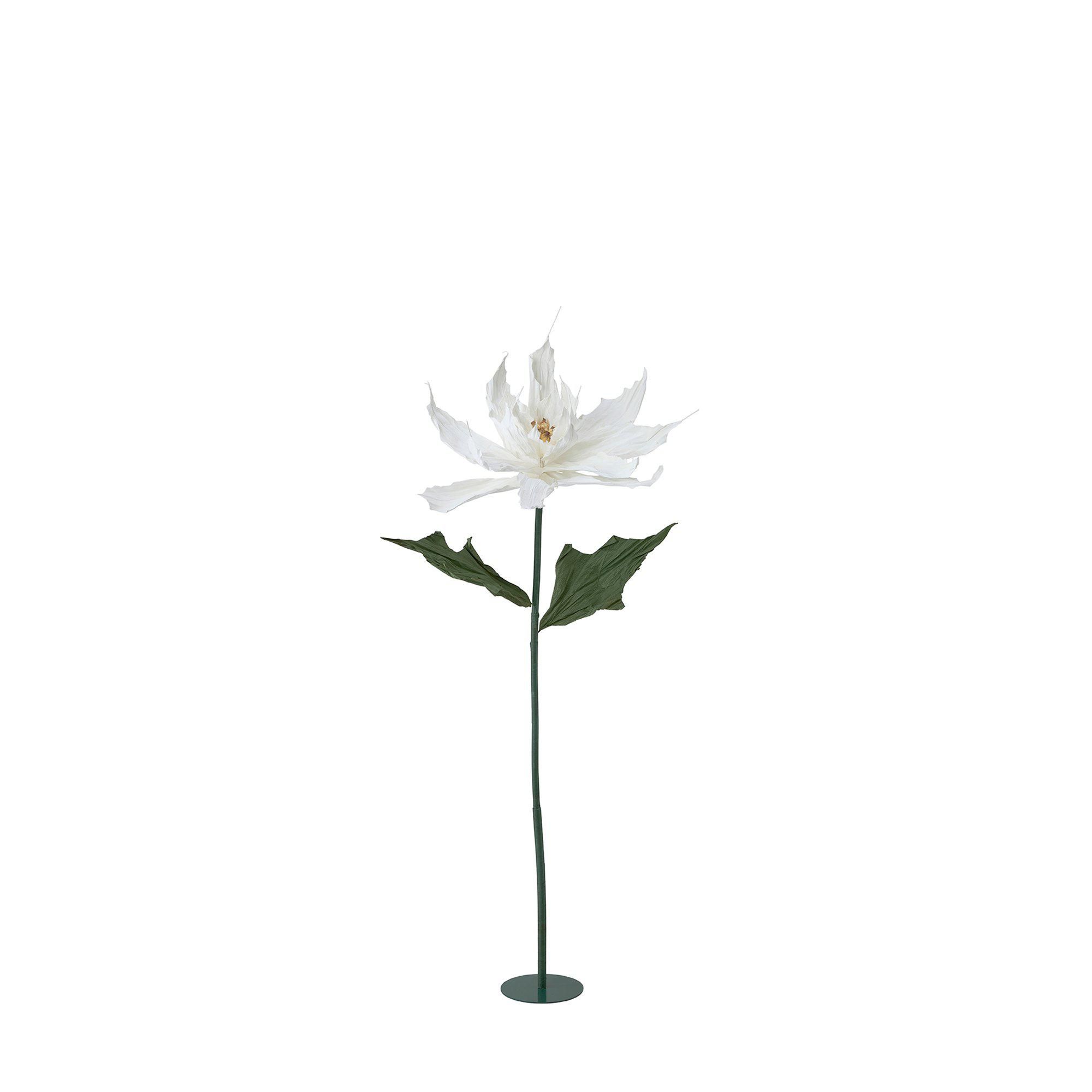 POINSETTIA Flower White - White - 50x140cm