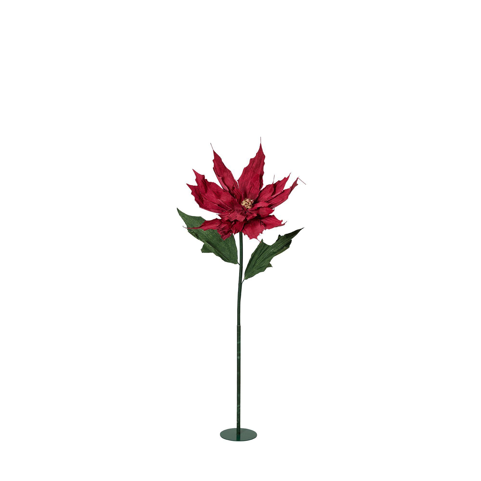 POINSETTIA Flower Red - Red - 50x140cm