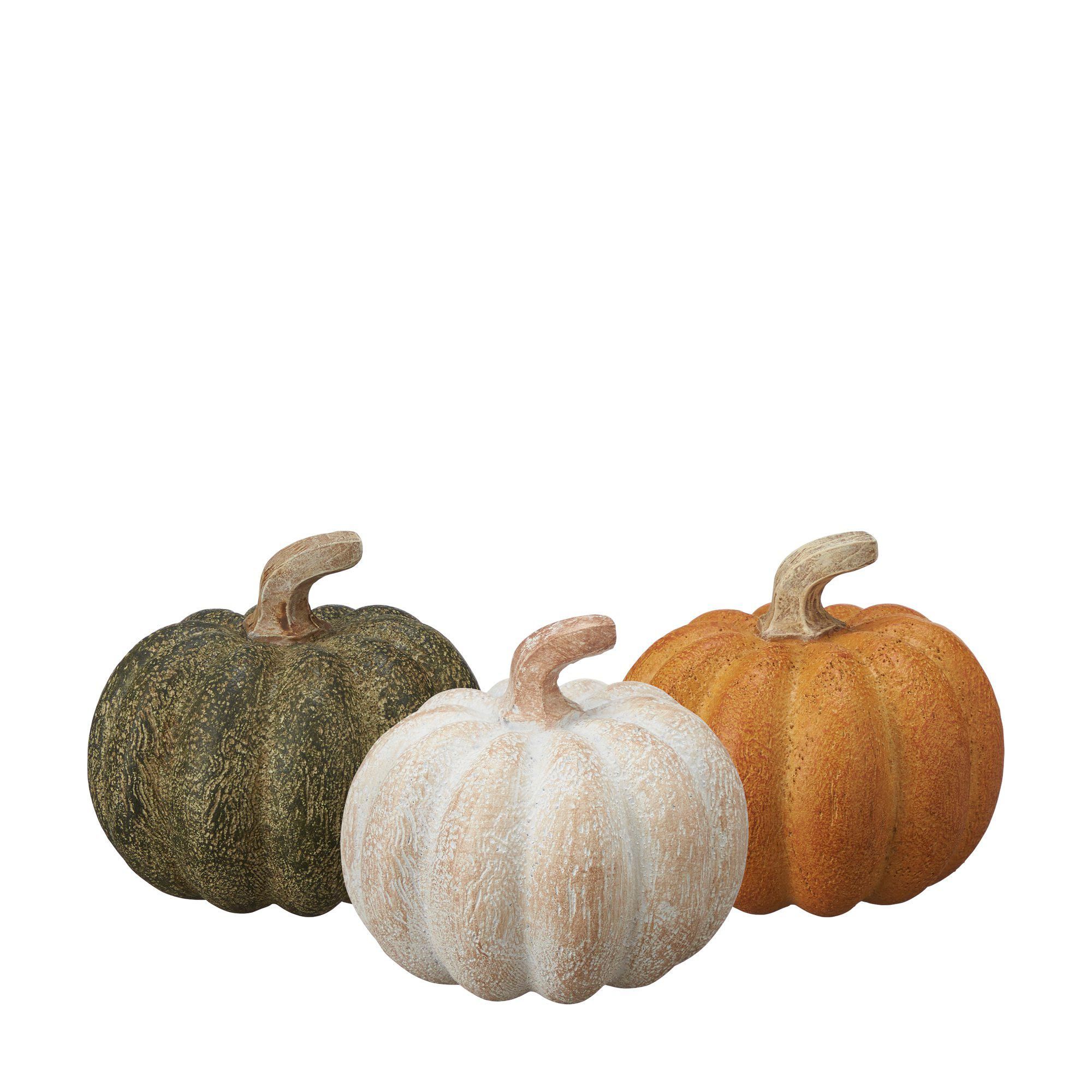 PUMPKIN in Box Mix Green/Orange/White - Green/Orange/White - 6x7cm
