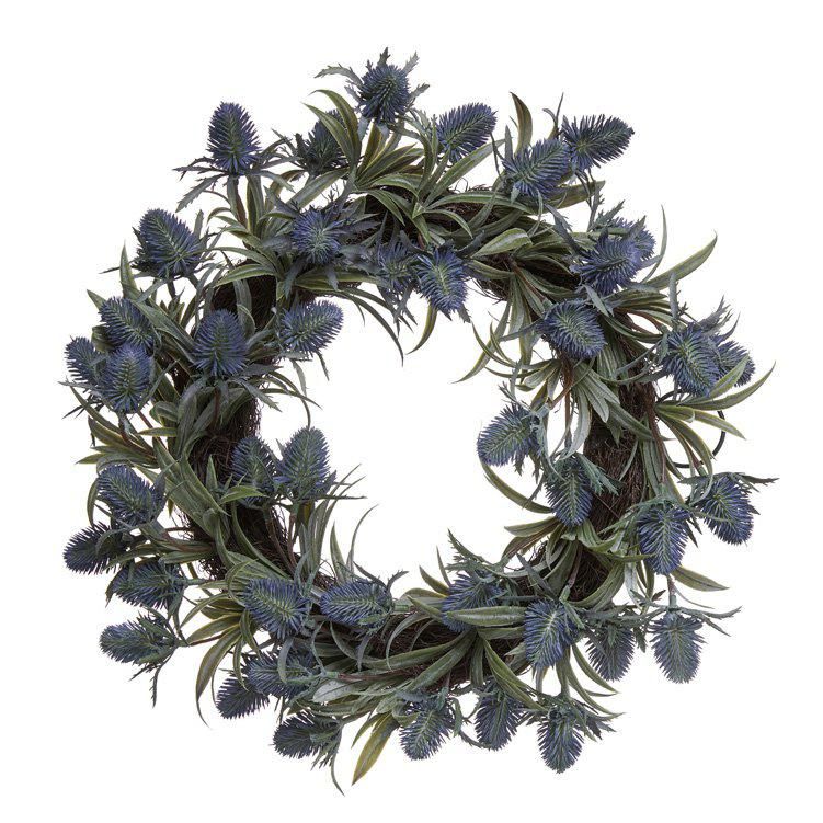 ERYNGIUM Wreath Blue - Blue - 40x10cm