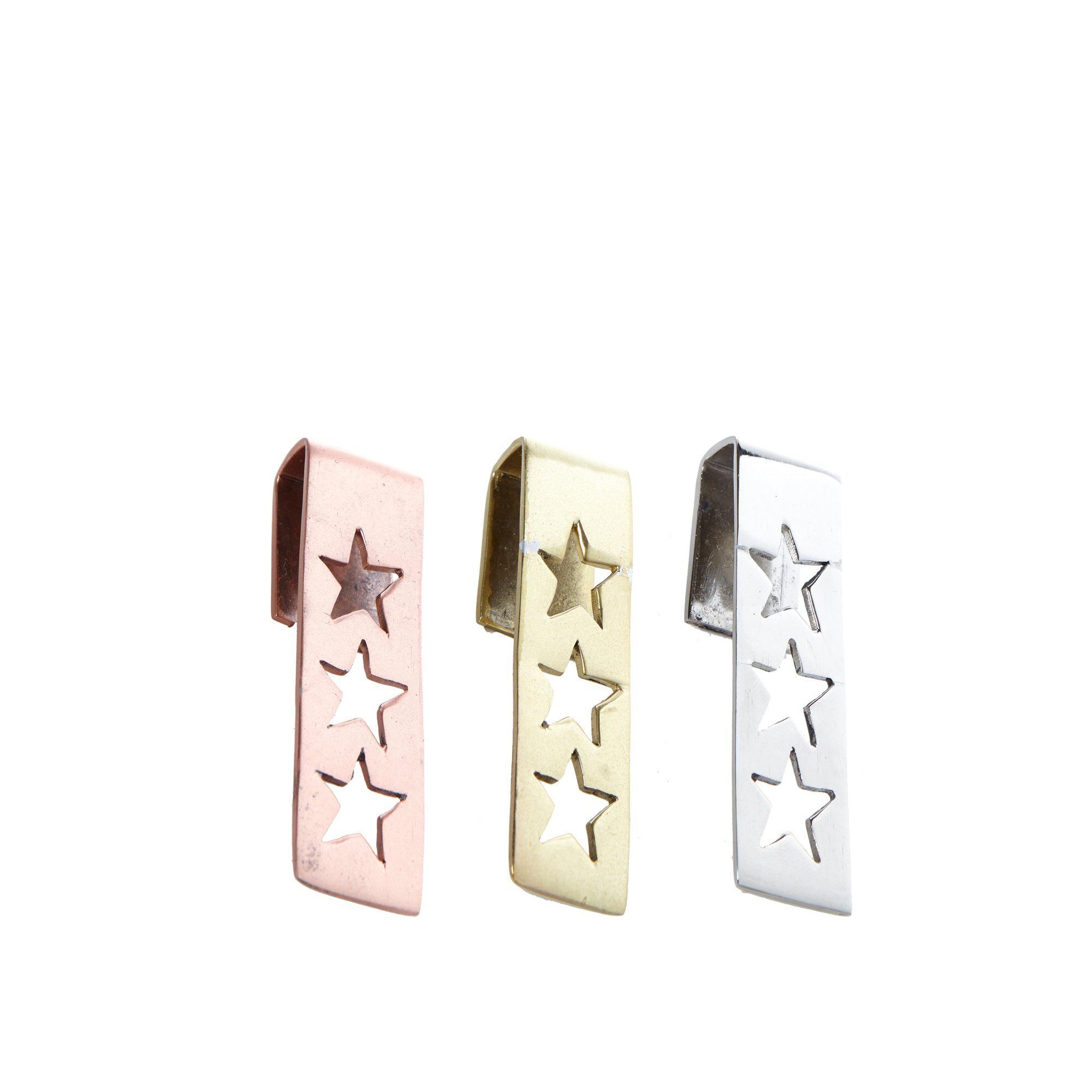 IDALIA hänge stjärna Koppar,Mässing,Silver - Koppar,Mässing,Silver - 2x1x7,5cm