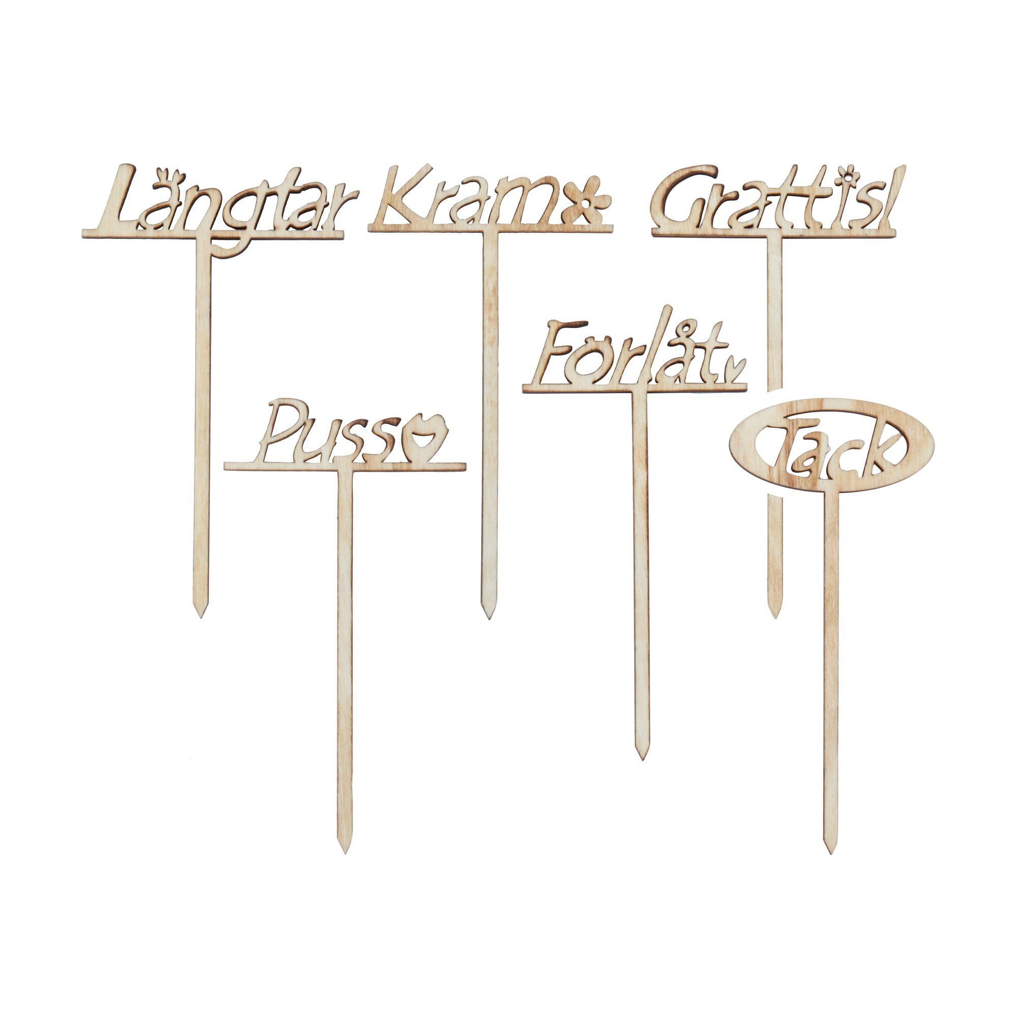 STICKS Message Mix Natural - Natural - 20cm