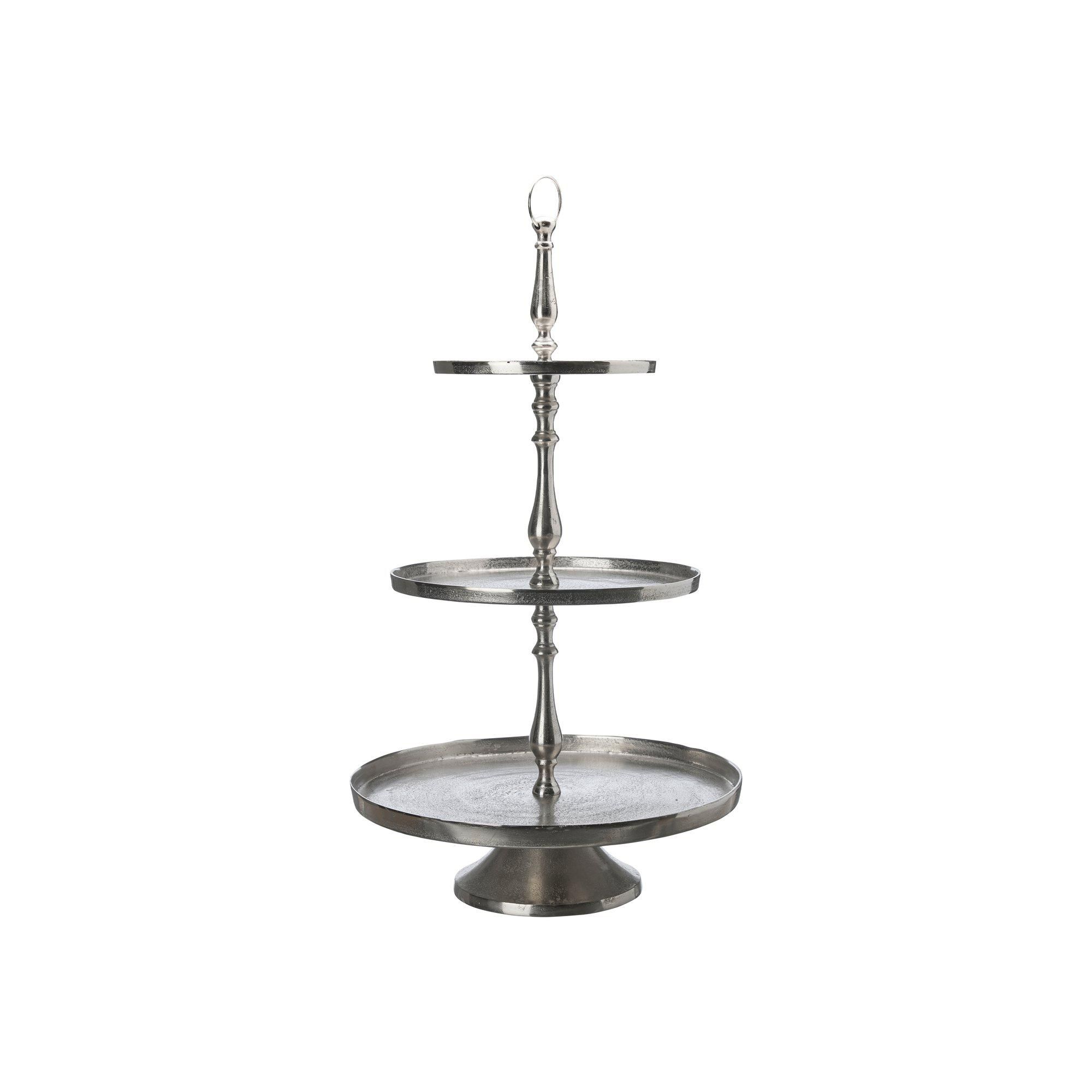 POOJA Våningsfat Antik Silver - Antik Silver - 54x90cm