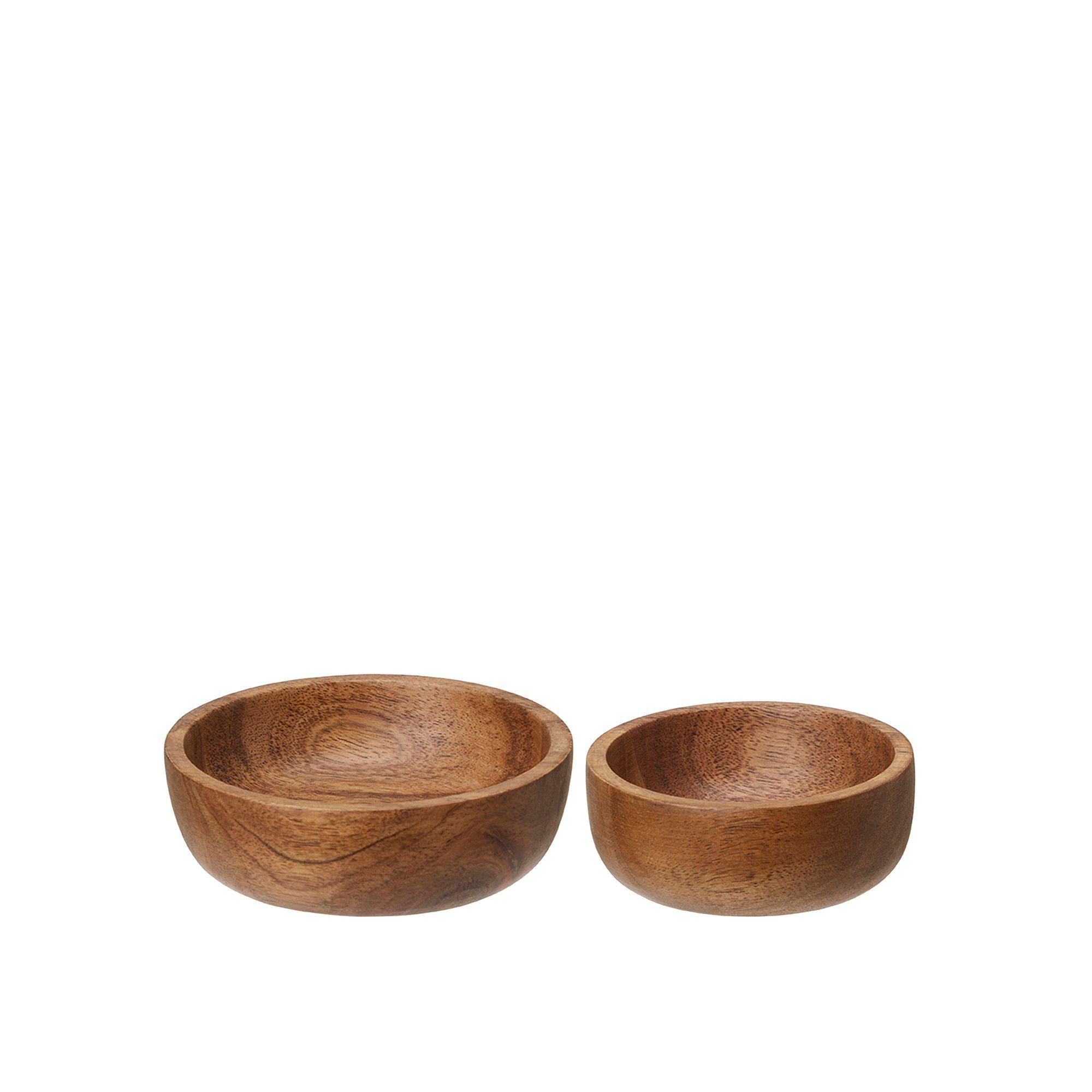 NEHA Bowl S/2 Natural - Natural - 10x3 8x3cm